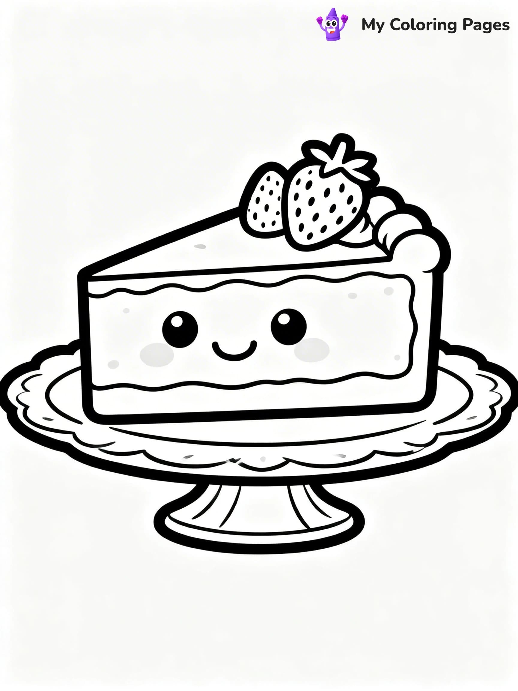 Cute Junk Food Coloring Pages - 19