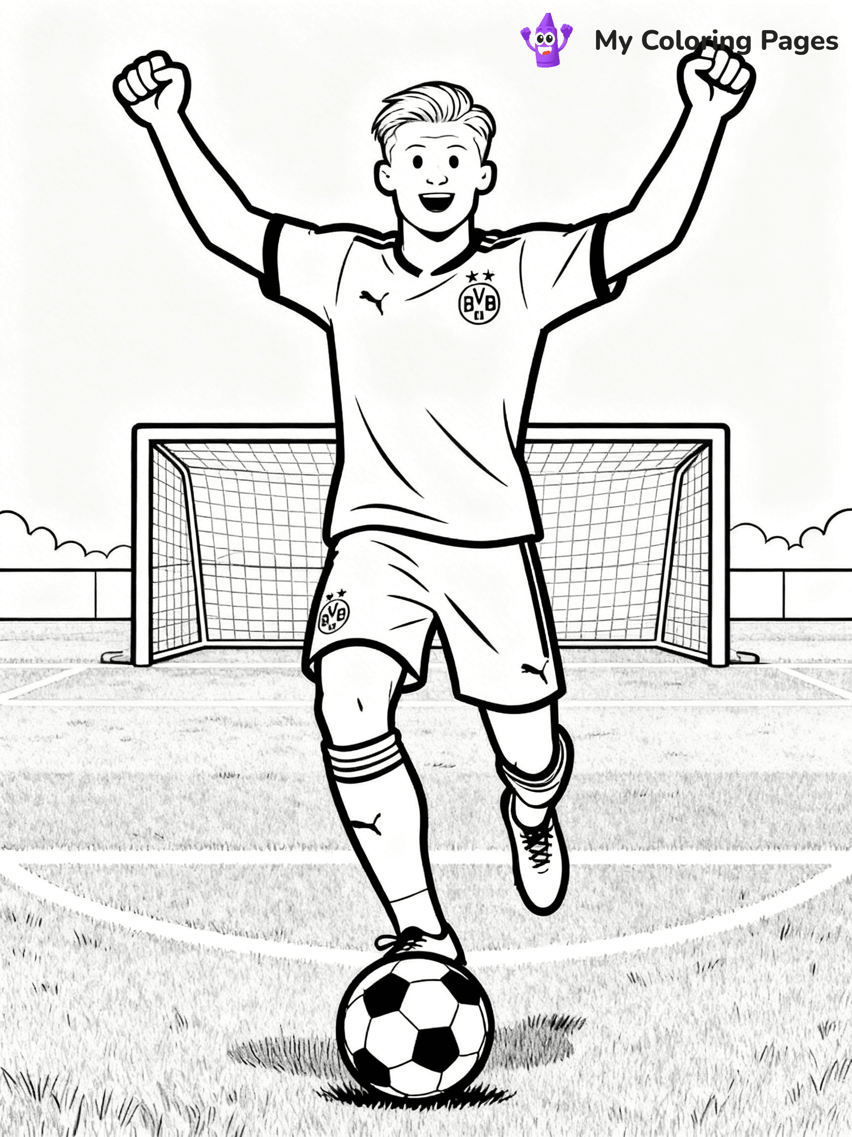 Haaland Coloring Pages - 19