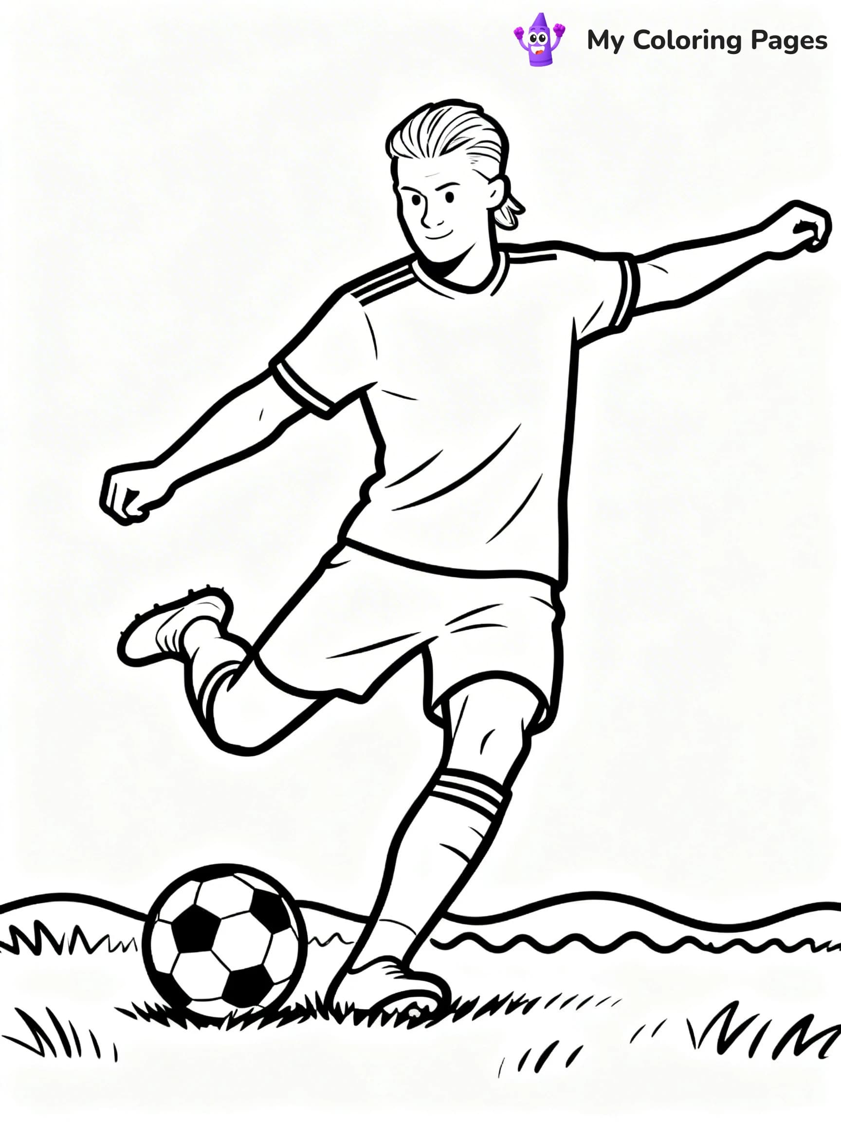 Haaland Coloring Pages - 8