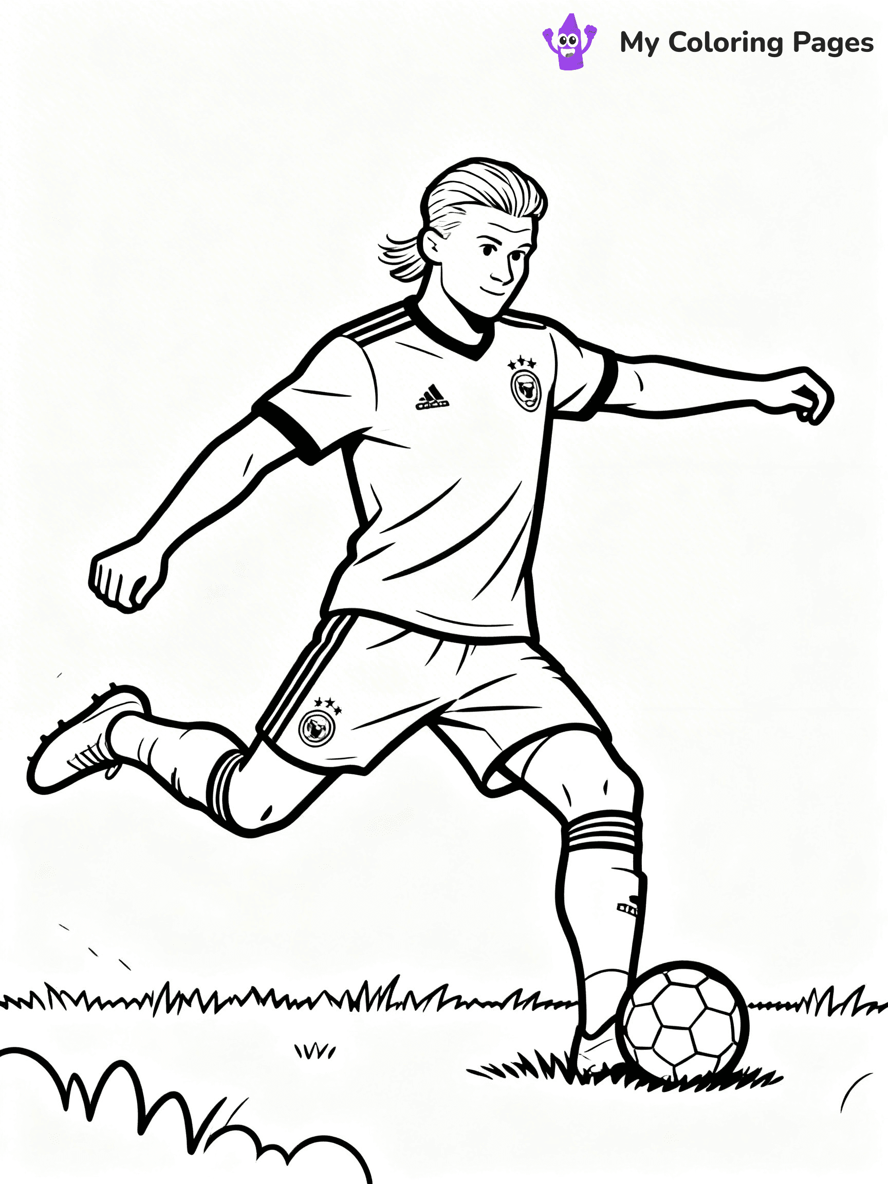 Haaland Coloring Pages - 6