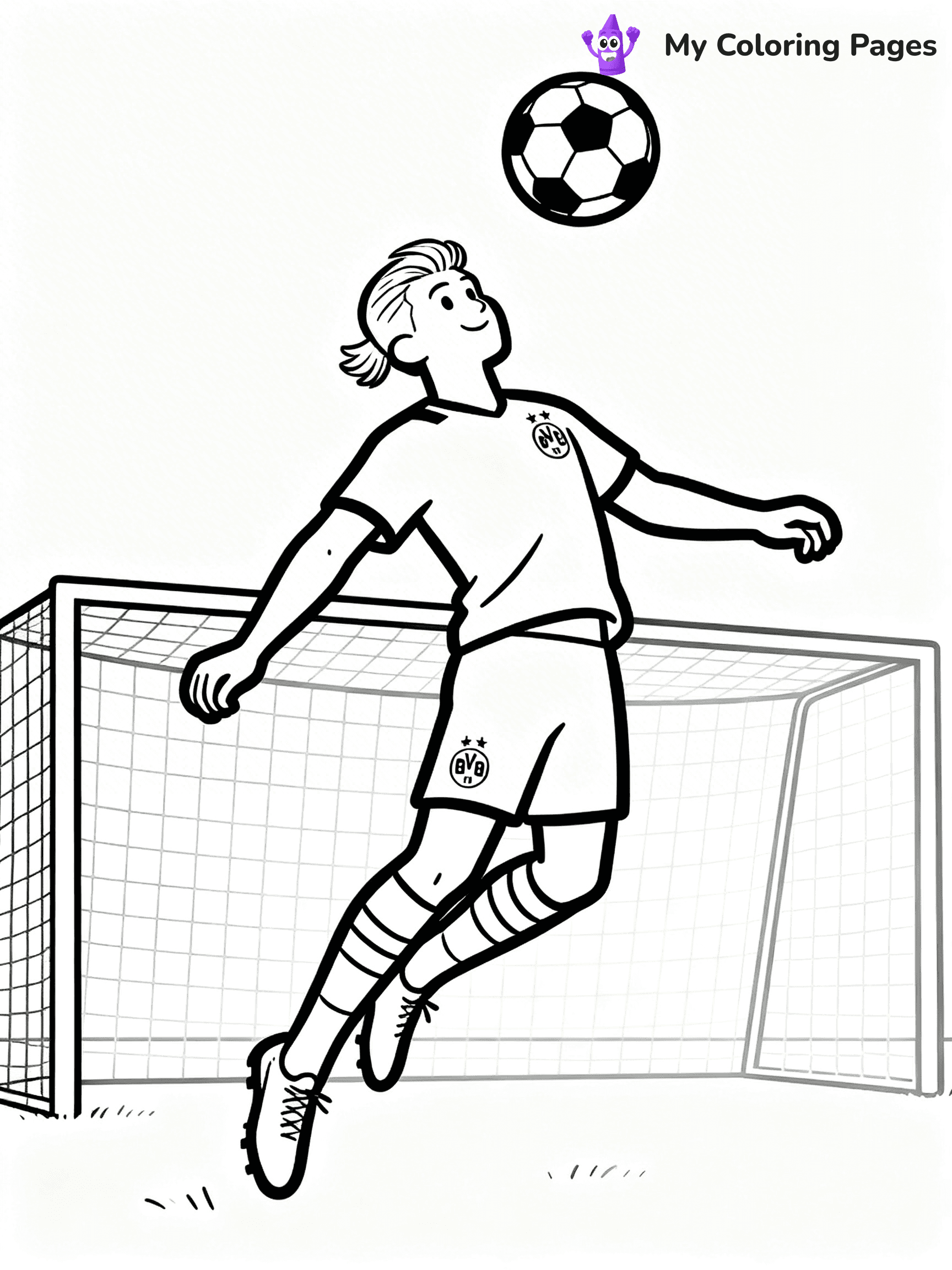 Haaland Coloring Pages - 2