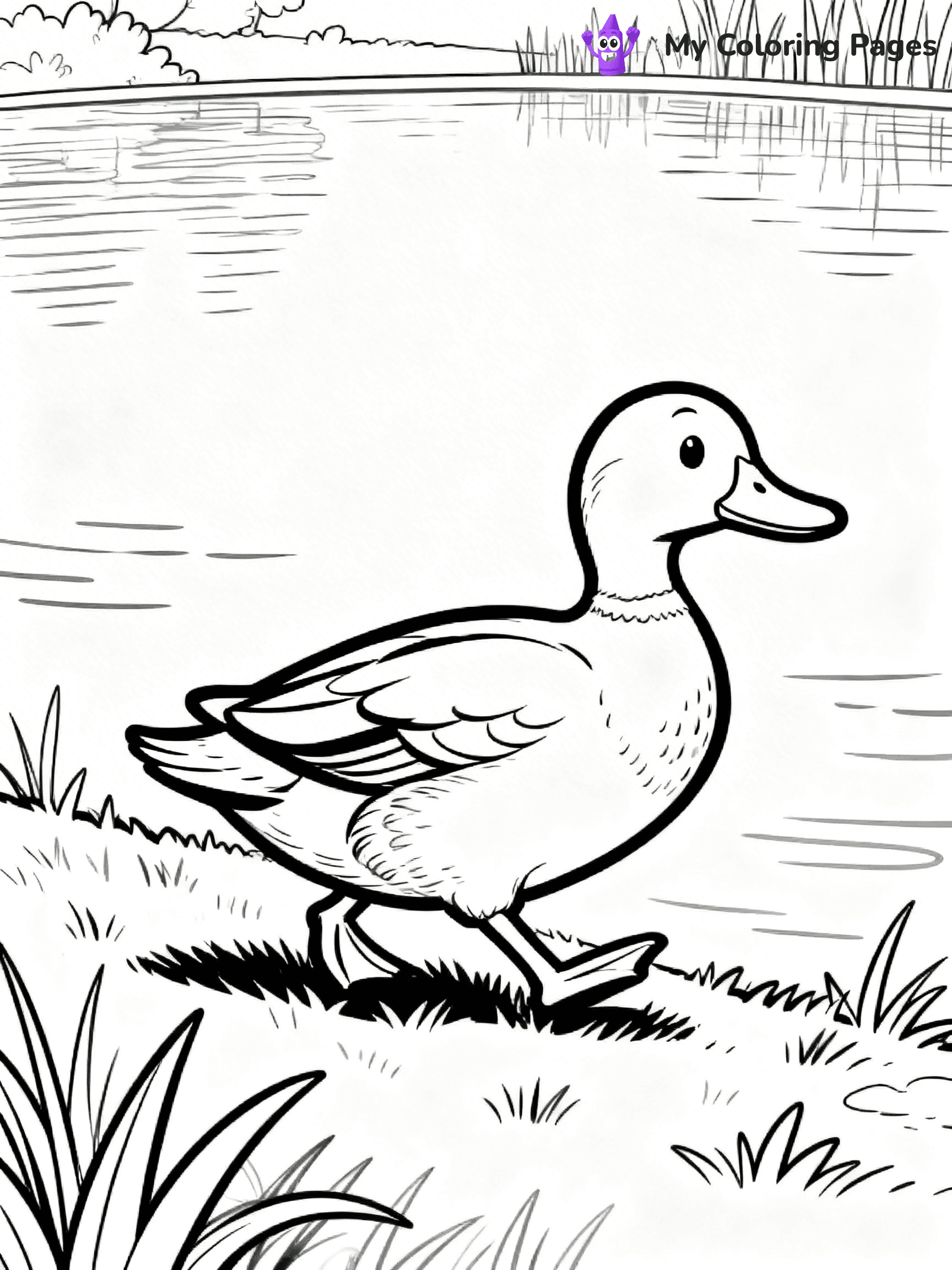 Mallard Duck Coloring Pages - 19