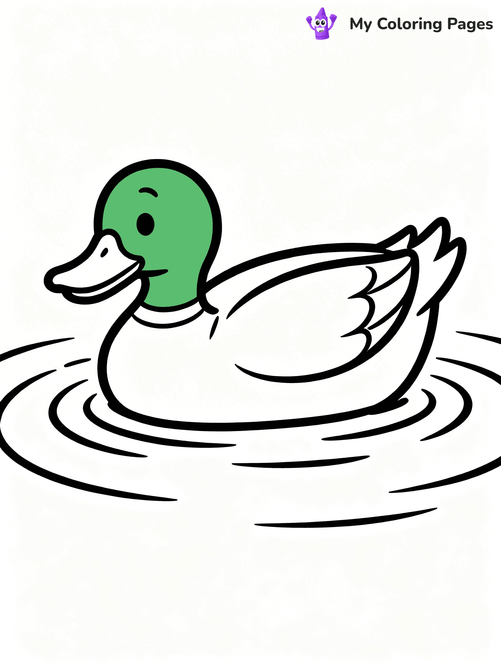 Mallard Duck Coloring Pages - 15