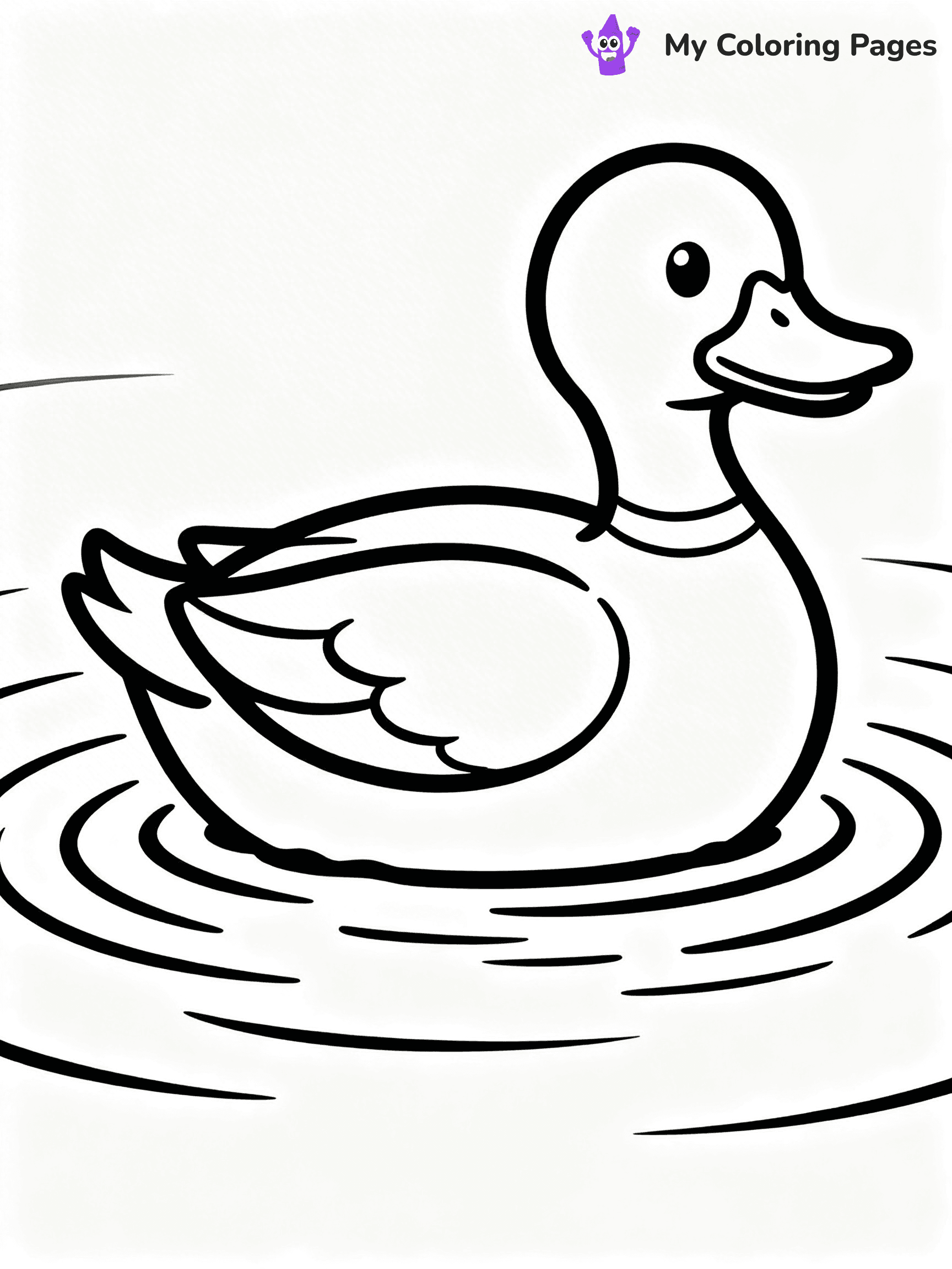 Mallard Duck Coloring Pages - 14