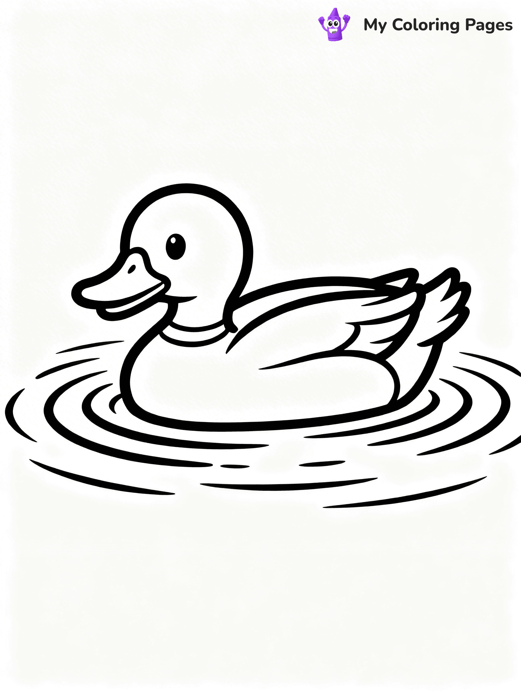 Mallard Duck Coloring Pages - 12