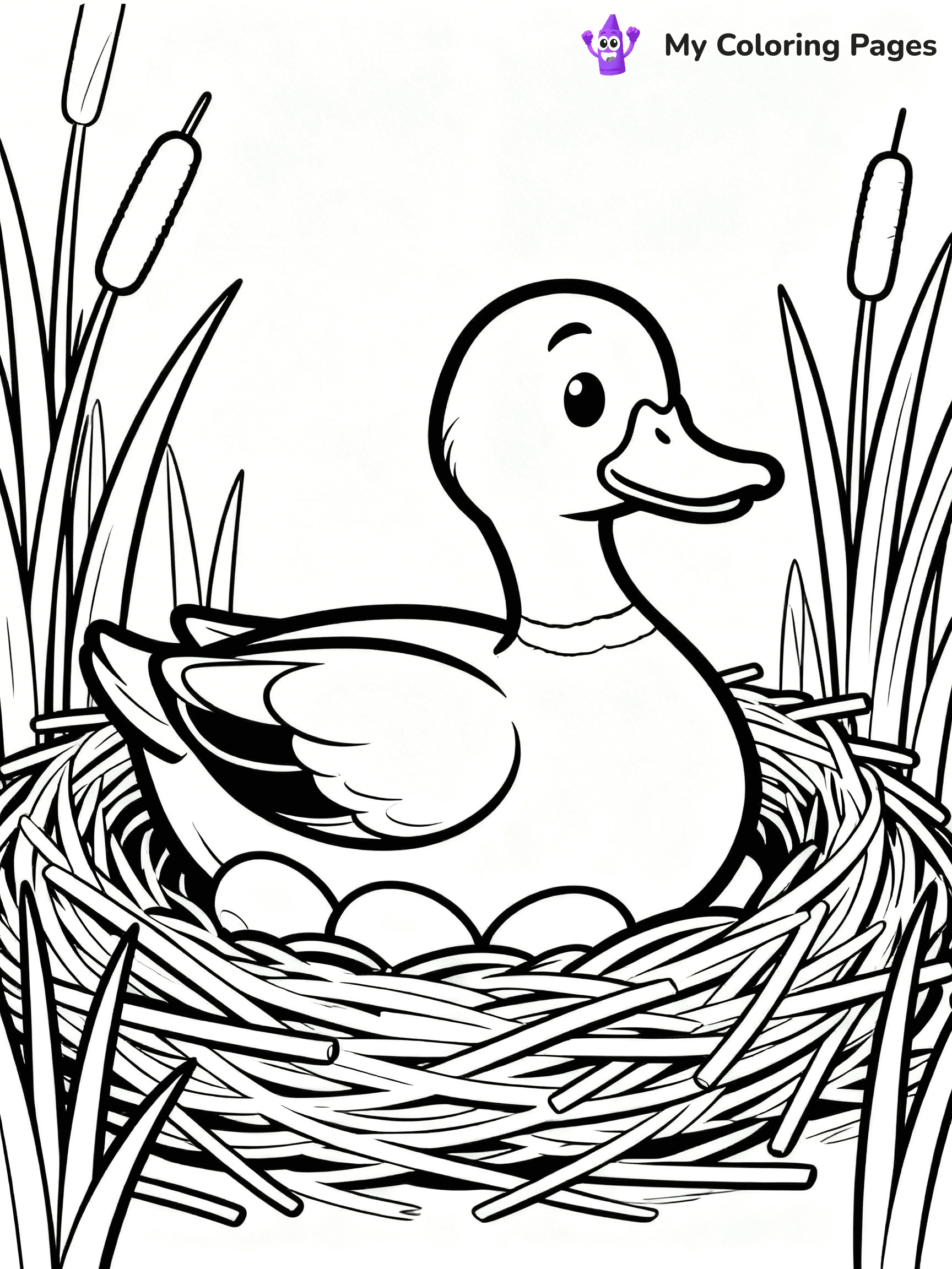 Mallard Duck Coloring Pages - 6