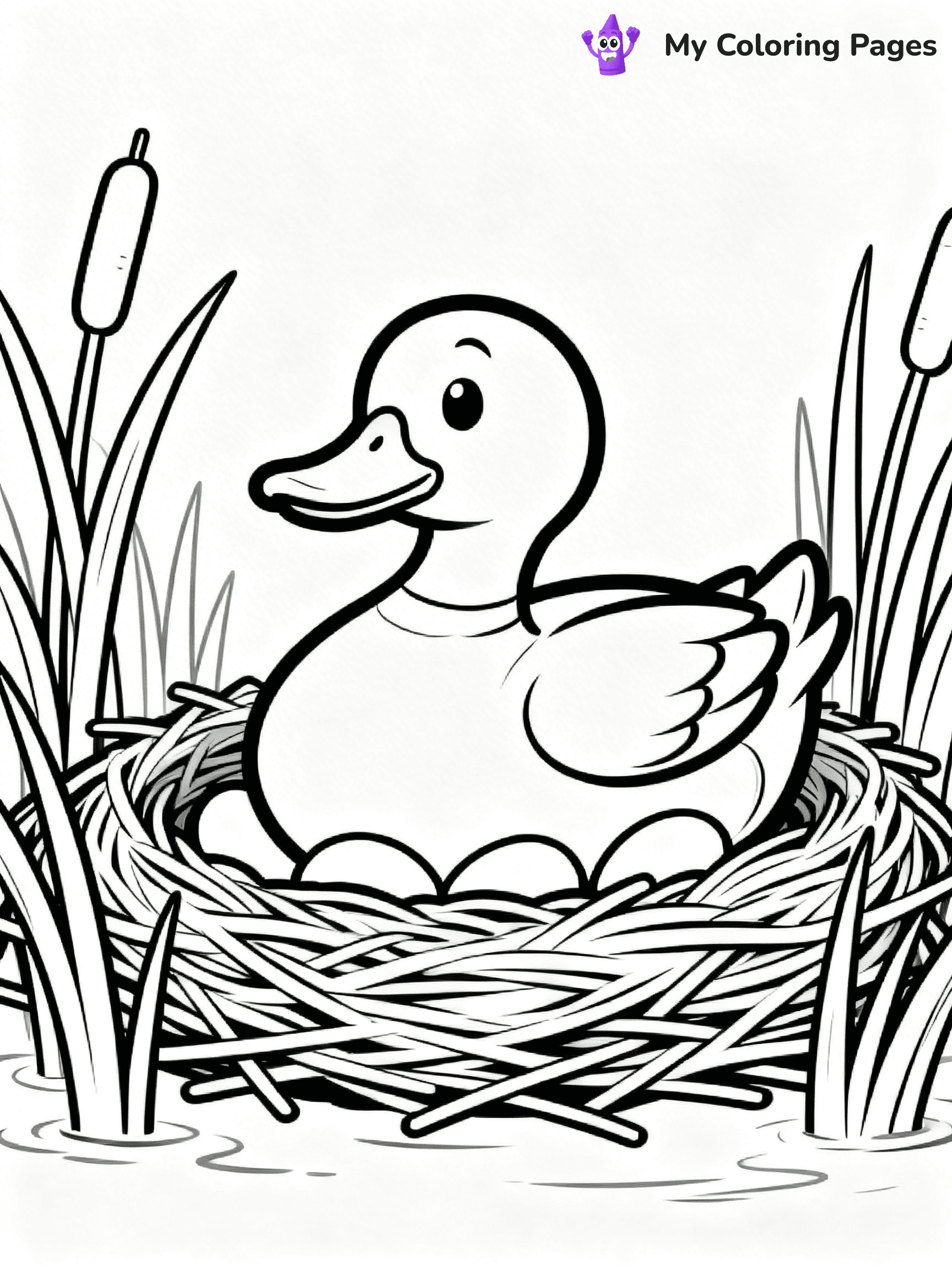 Mallard Duck Coloring Pages - 3