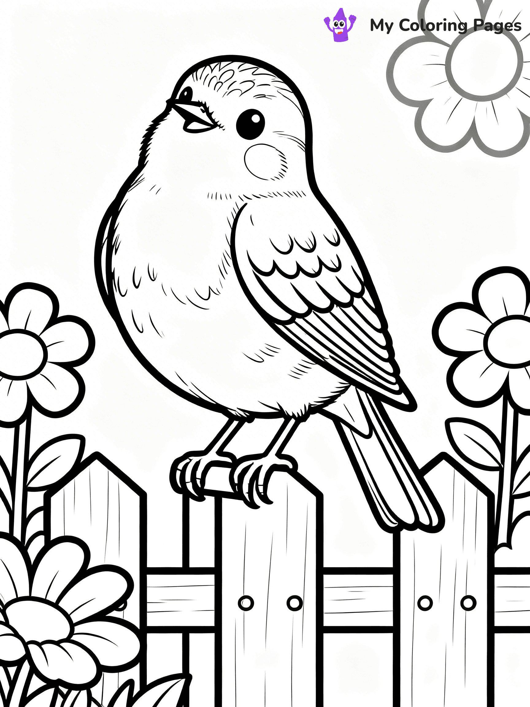 Robin Coloring Pages - 68