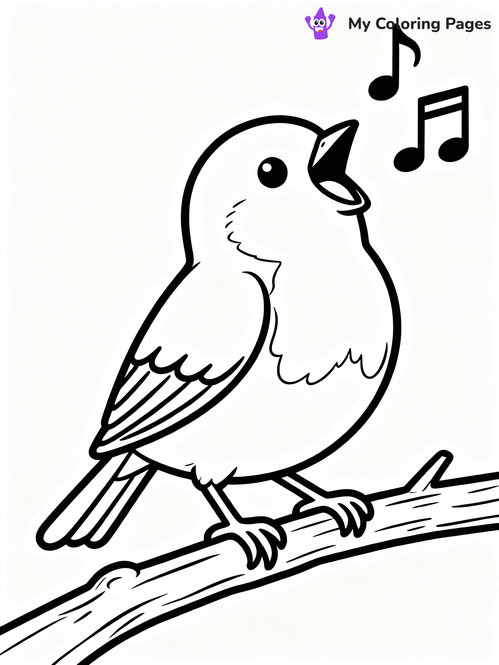 Robin Coloring Pages - 64