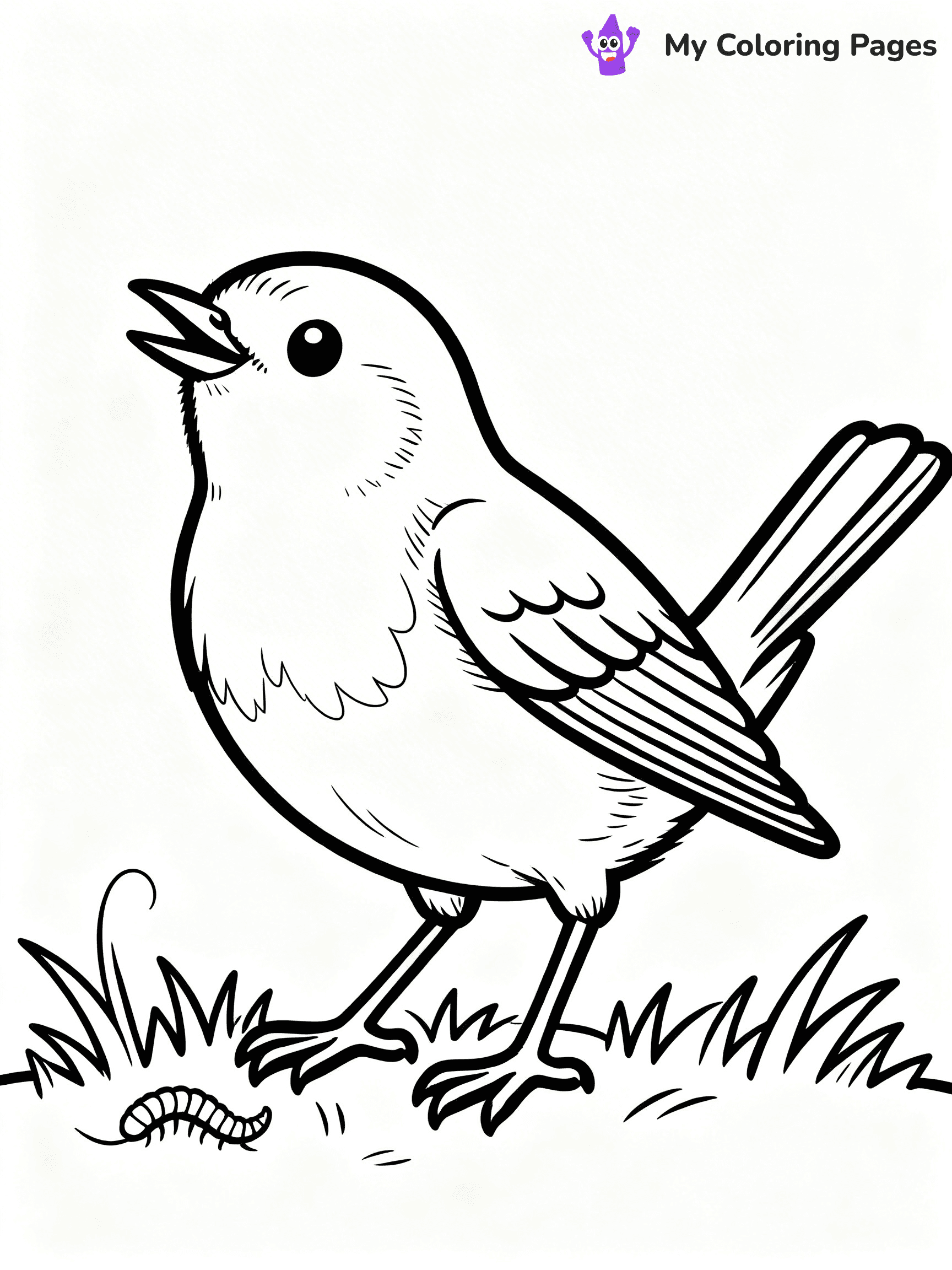 Robin Coloring Pages - 59