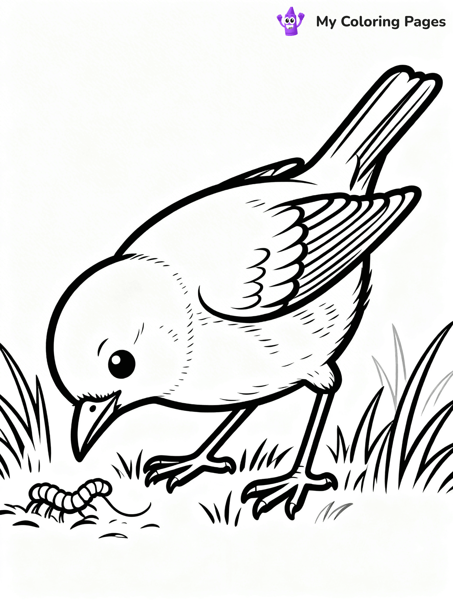 Robin Coloring Pages - 58