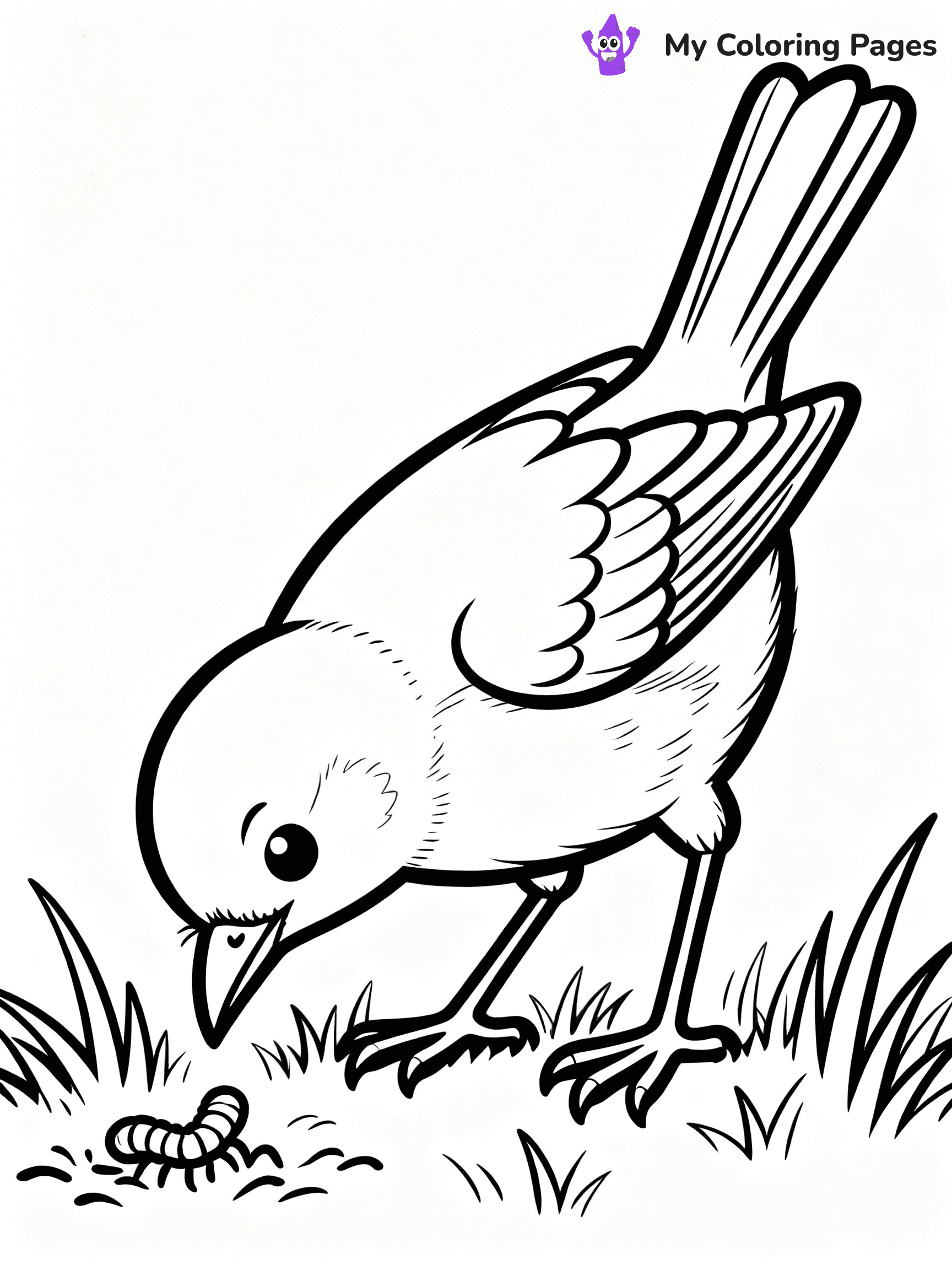 Robin Coloring Pages - 57
