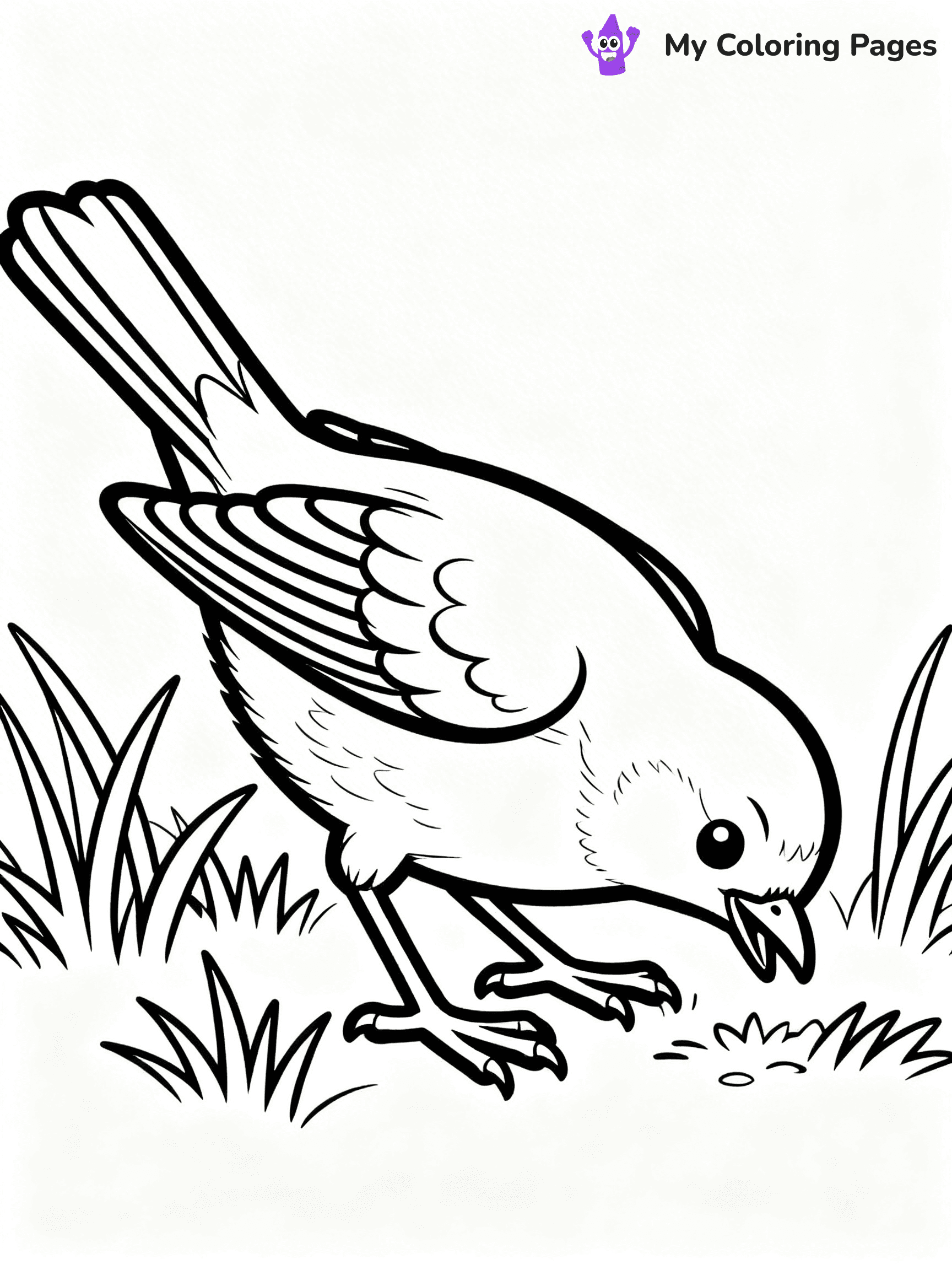 Robin Coloring Pages - 55