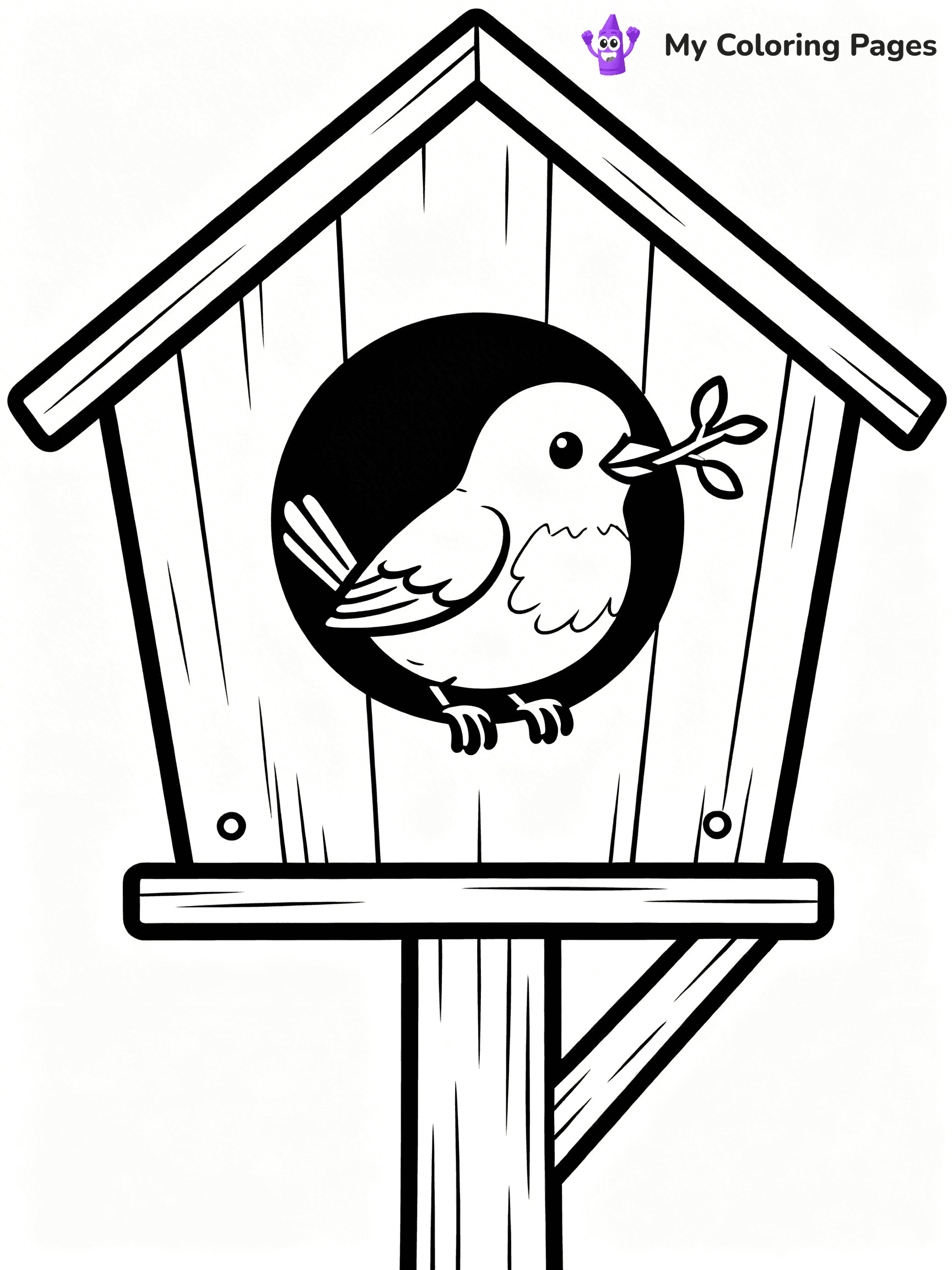 Robin Coloring Pages - 51