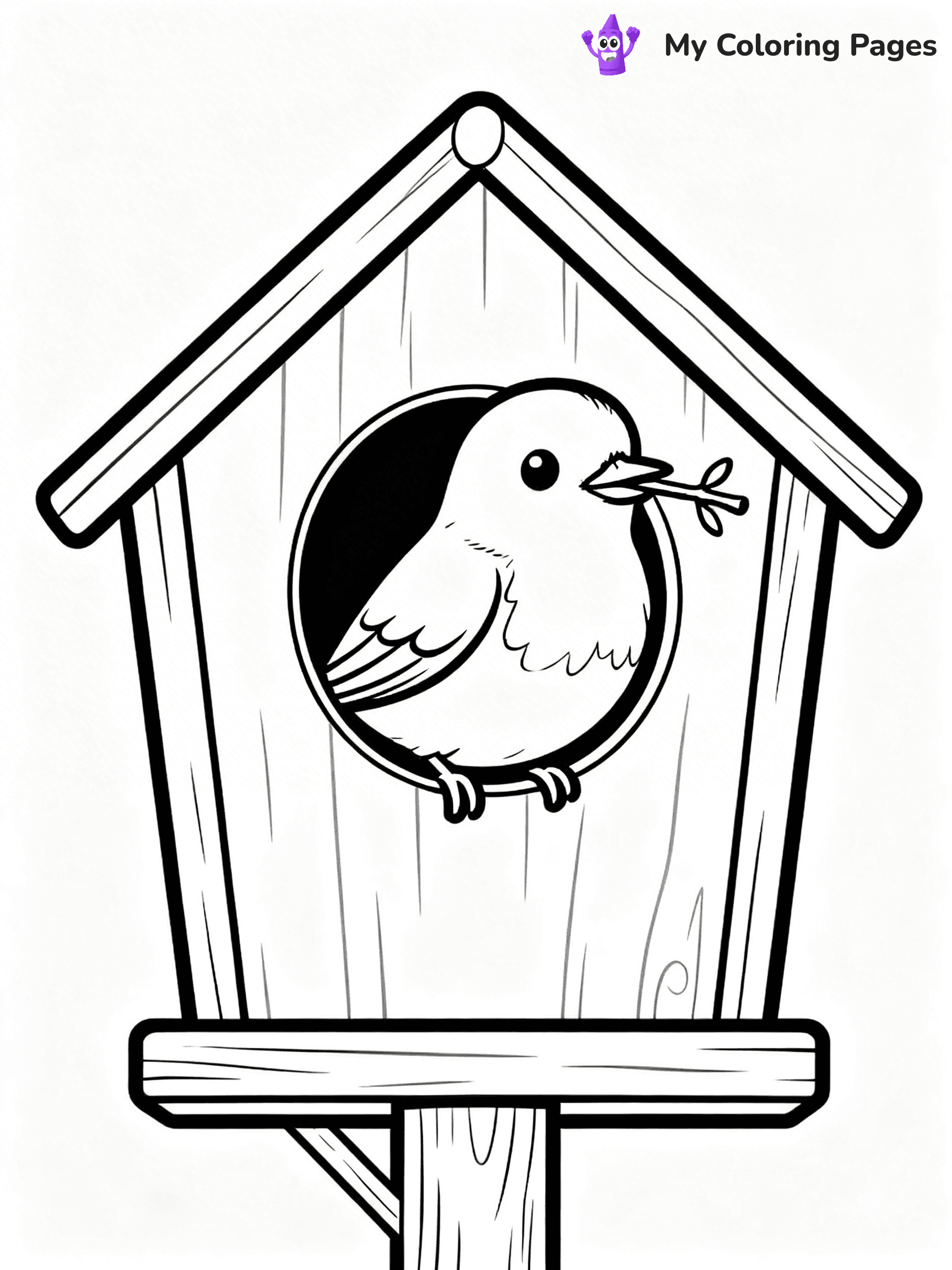 Robin Coloring Pages - 50