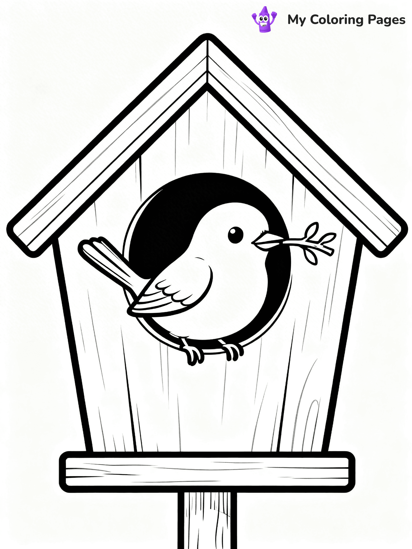 Robin Coloring Pages - 49