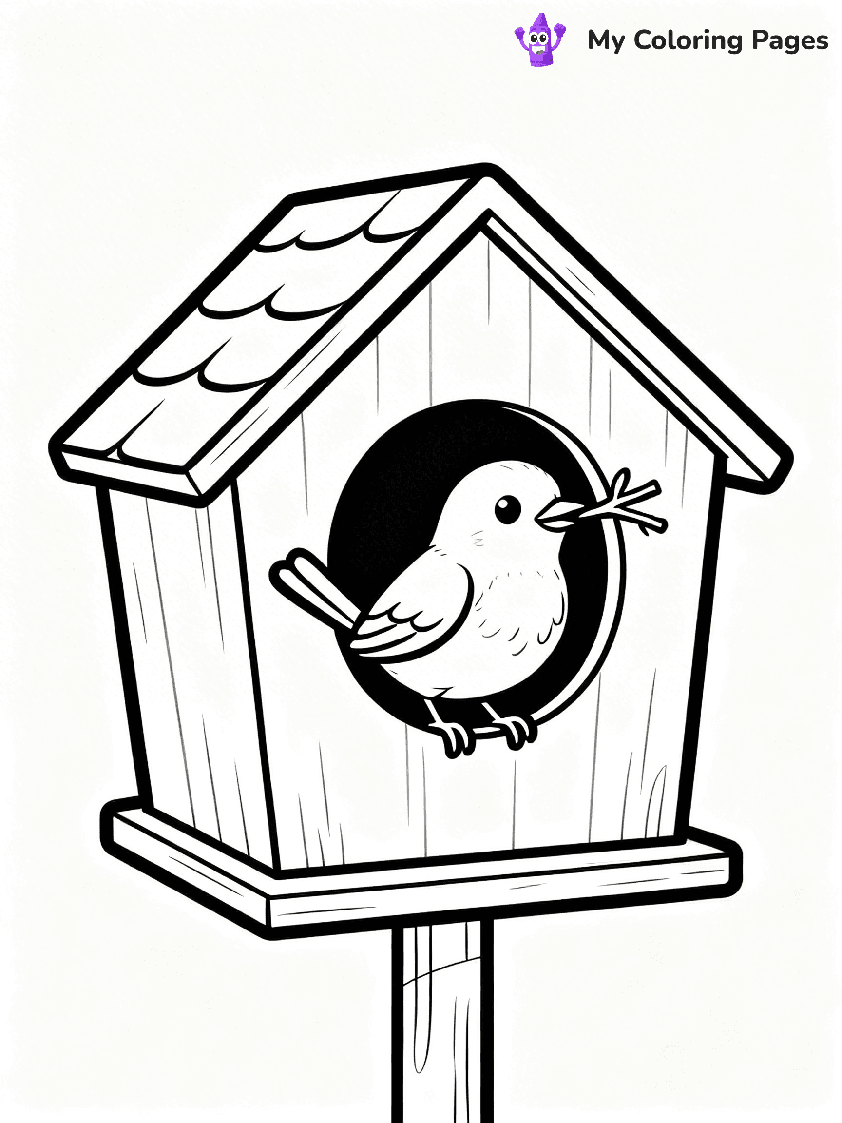 Robin Coloring Pages - 48