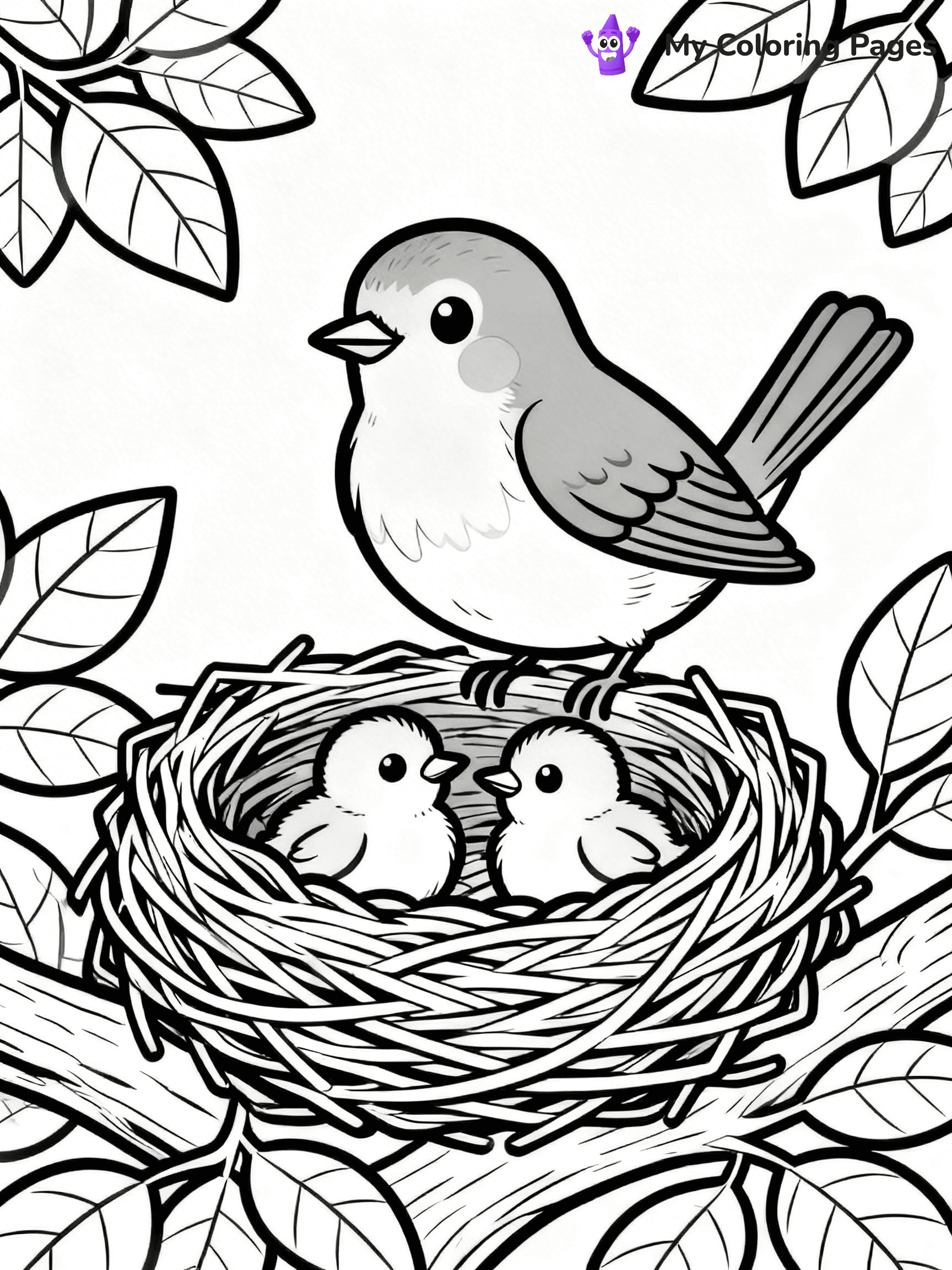 Robin Coloring Pages - 38
