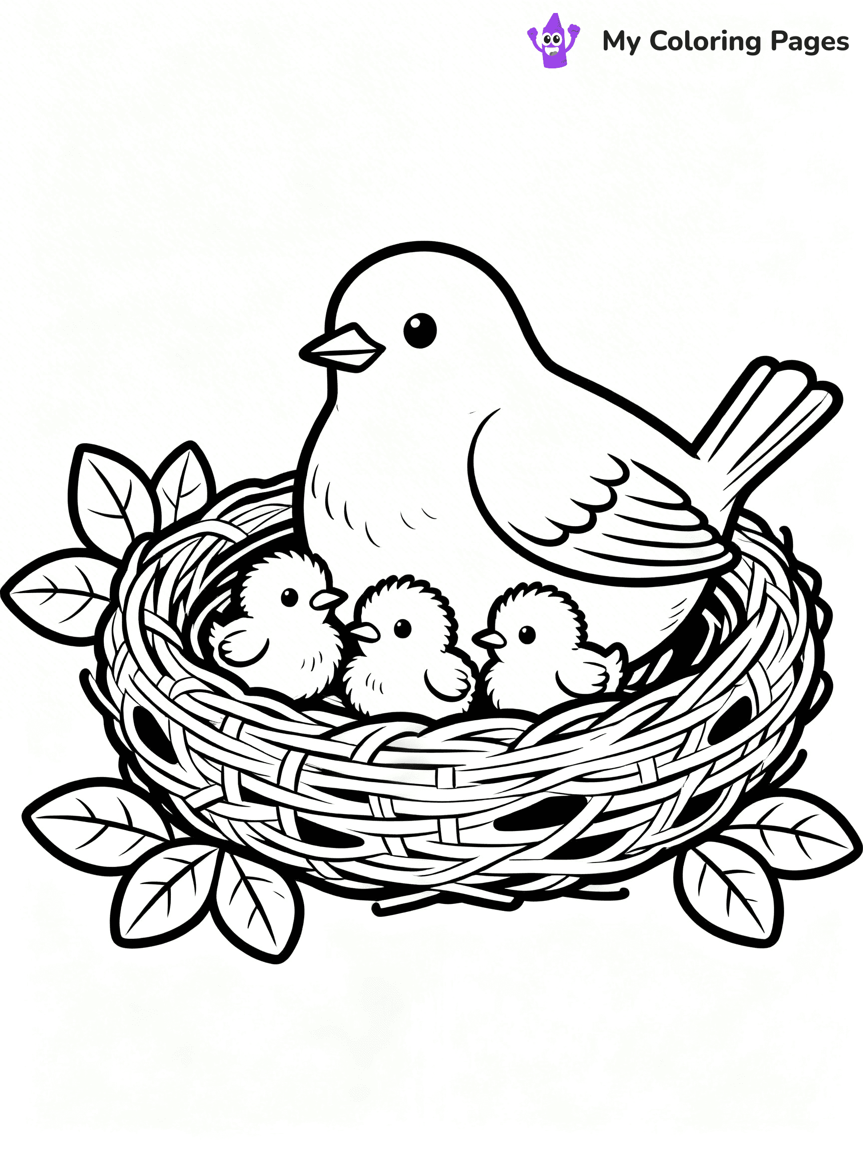 Robin Coloring Pages - 36