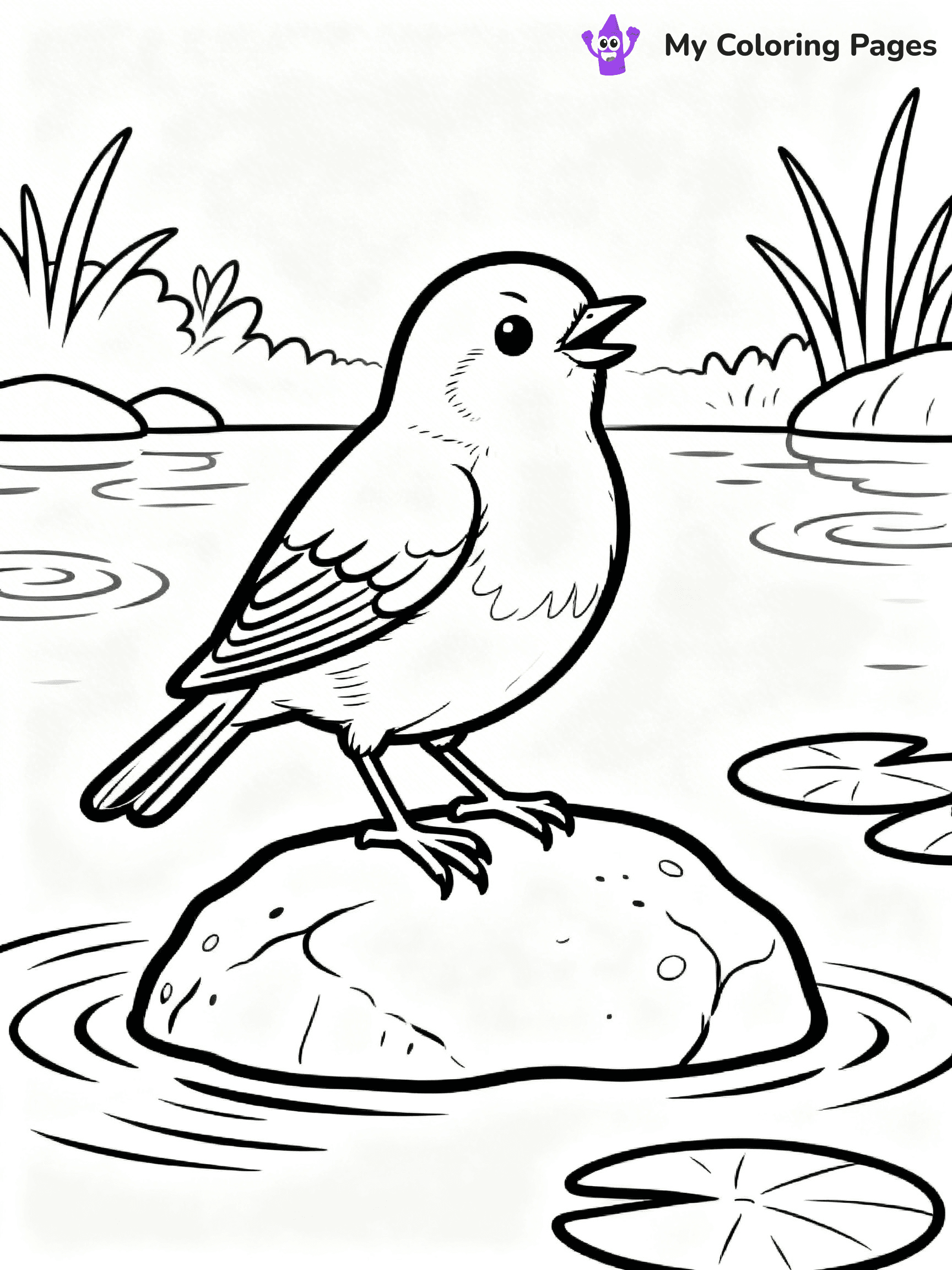 Robin Coloring Pages - 33