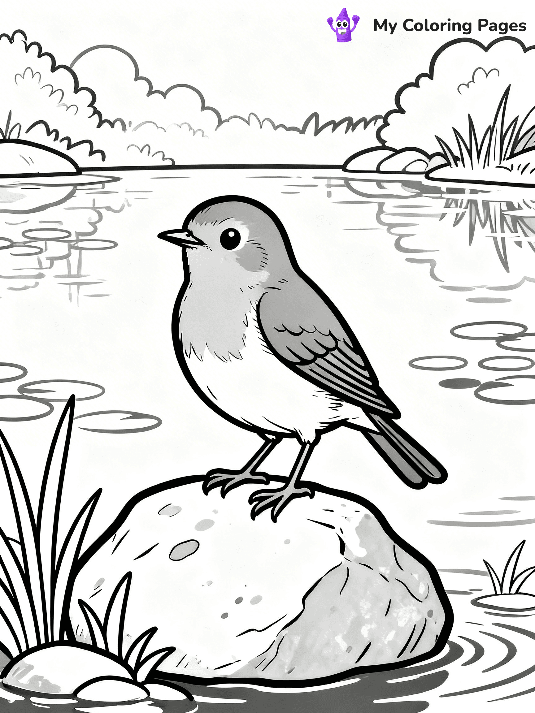 Robin Coloring Pages - 32