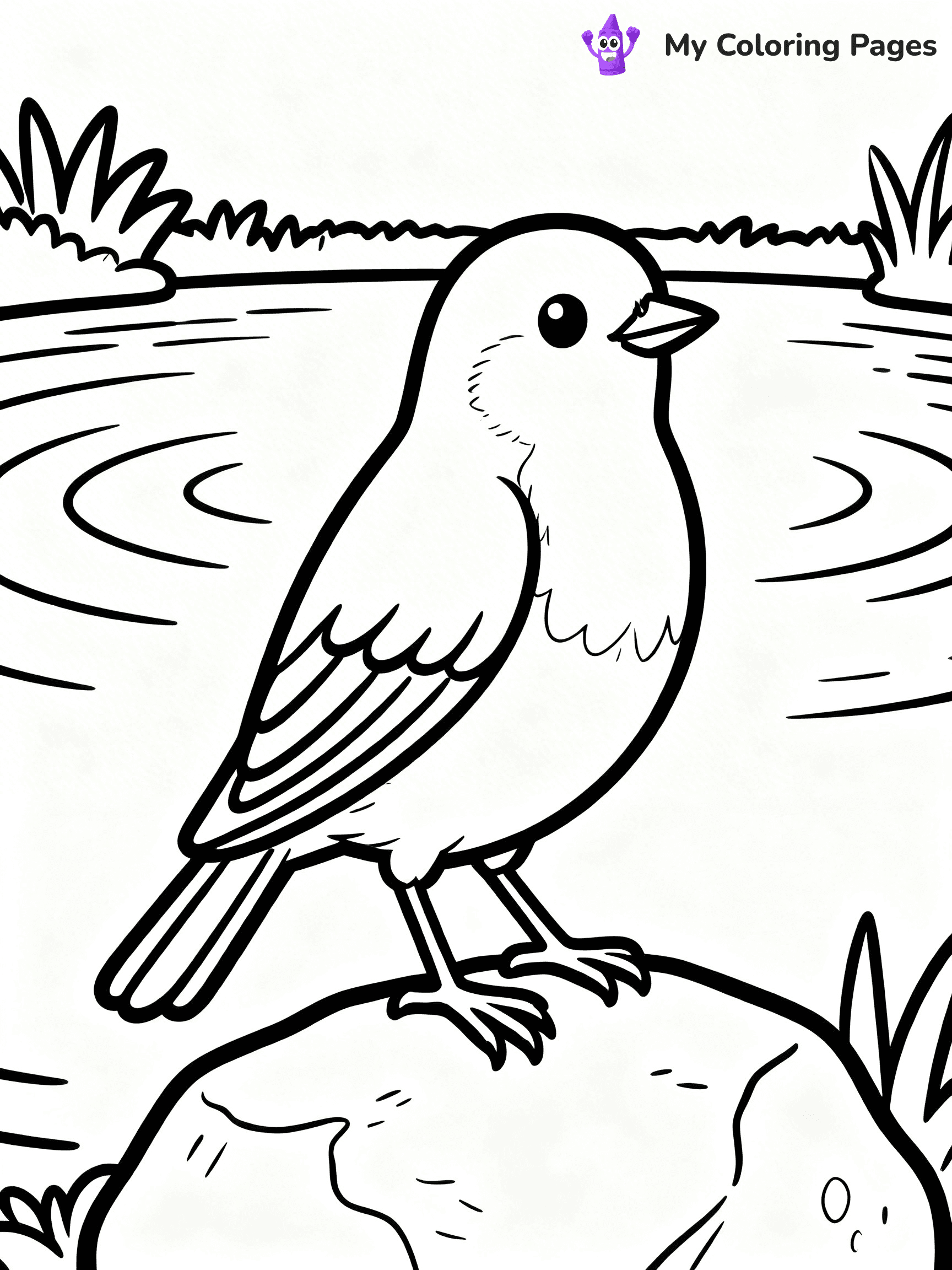 Robin Coloring Pages - 30