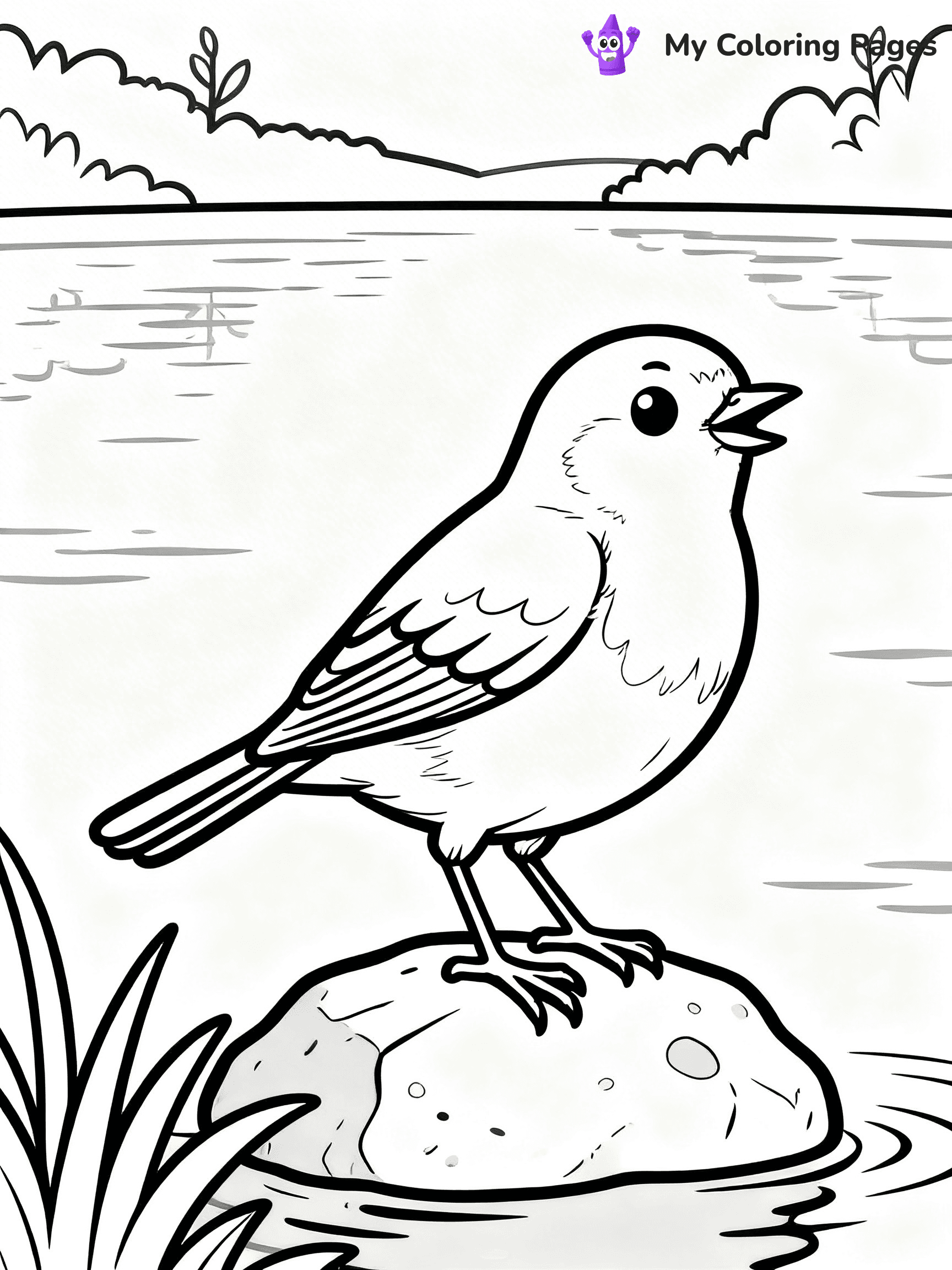 Robin Coloring Pages - 28