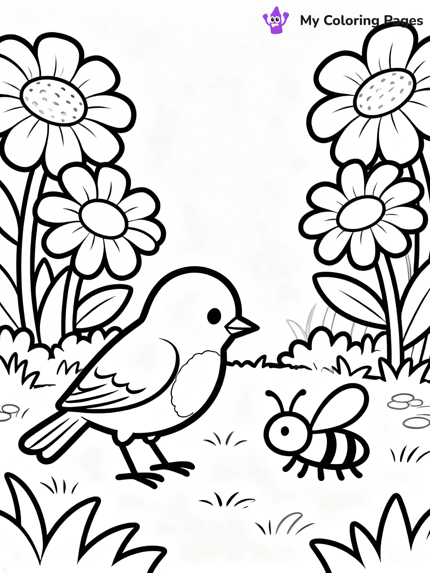 Robin Coloring Pages - 26