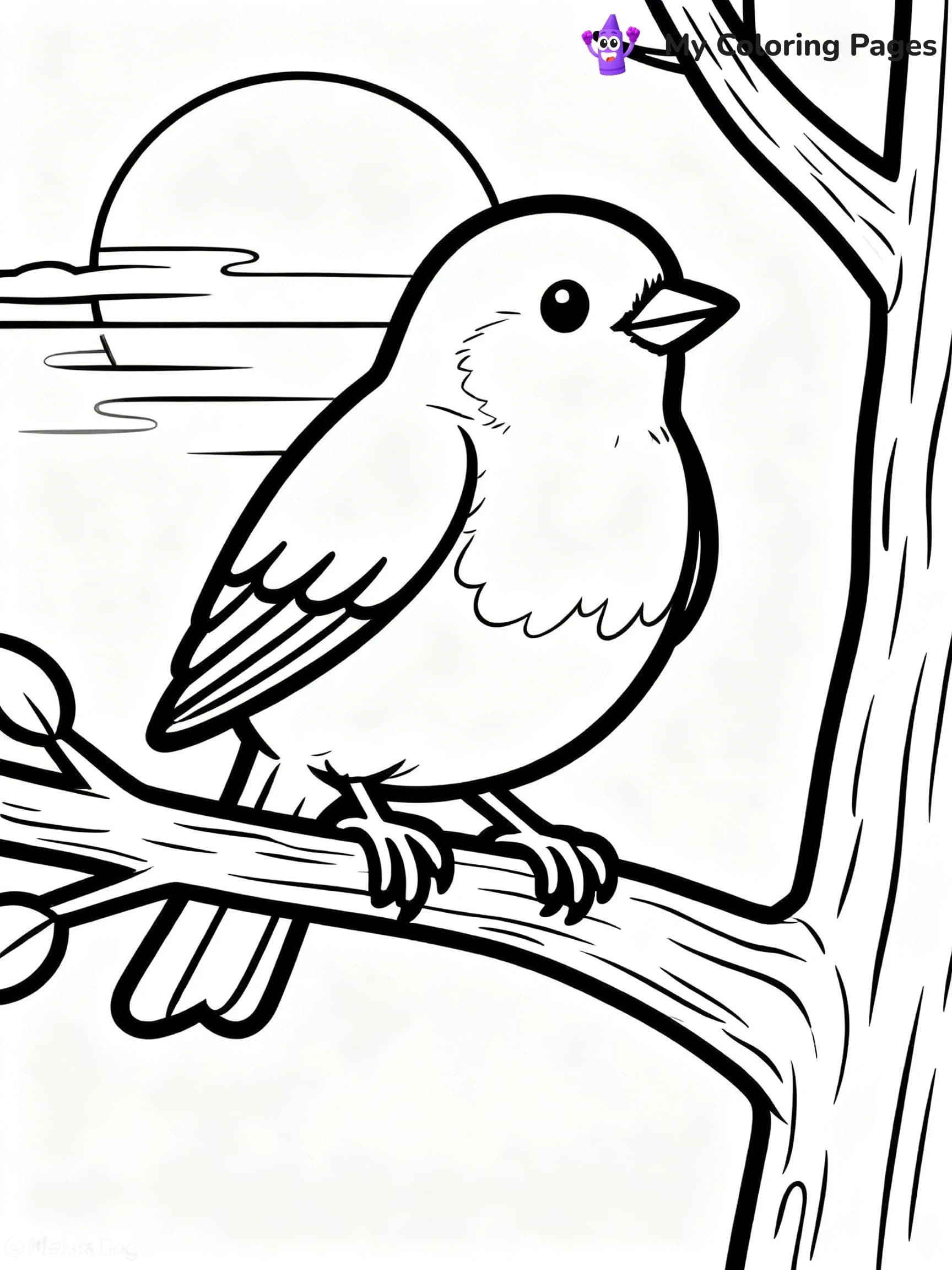 Robin Coloring Pages - 22