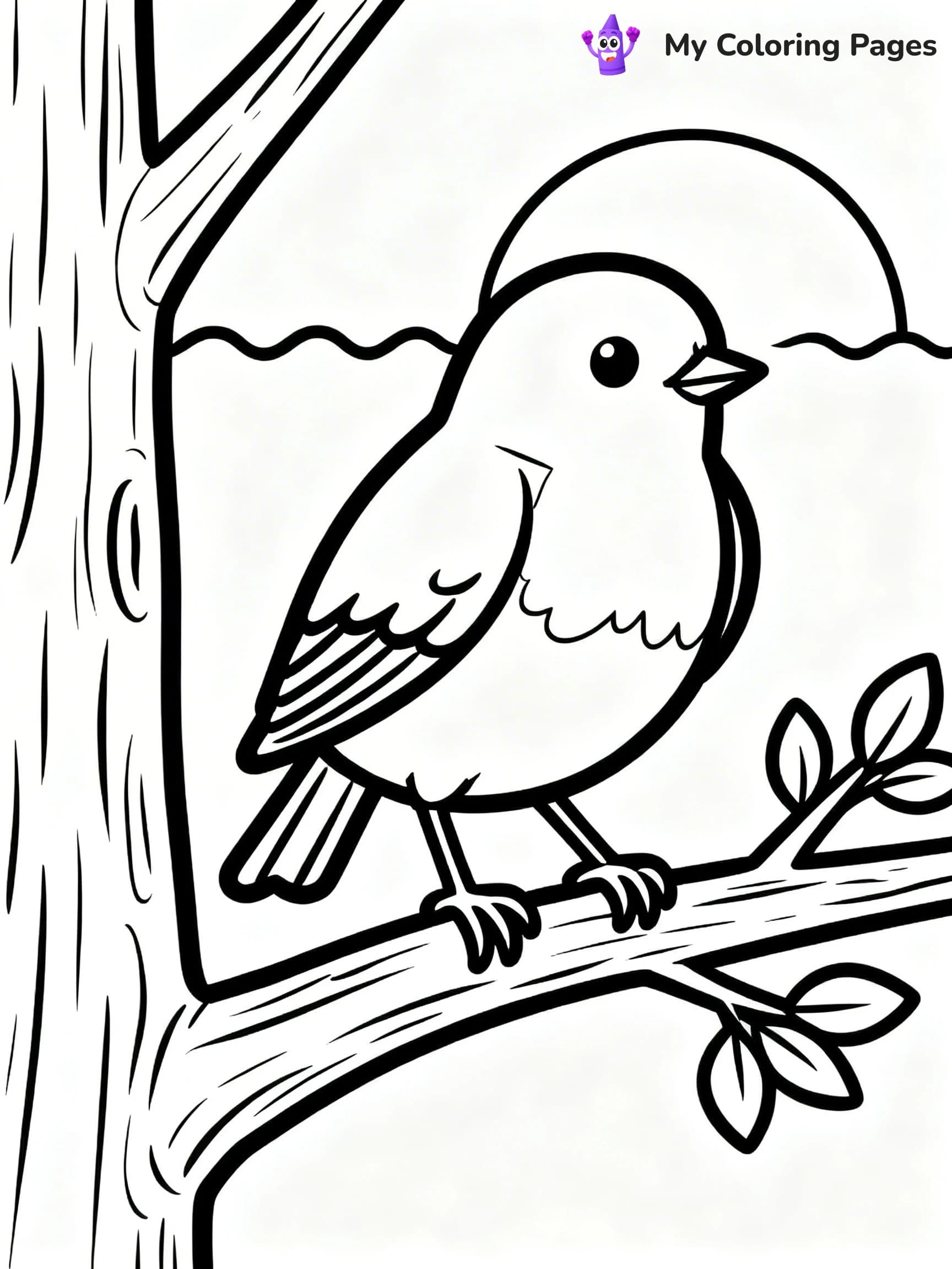 Robin Coloring Pages - 21