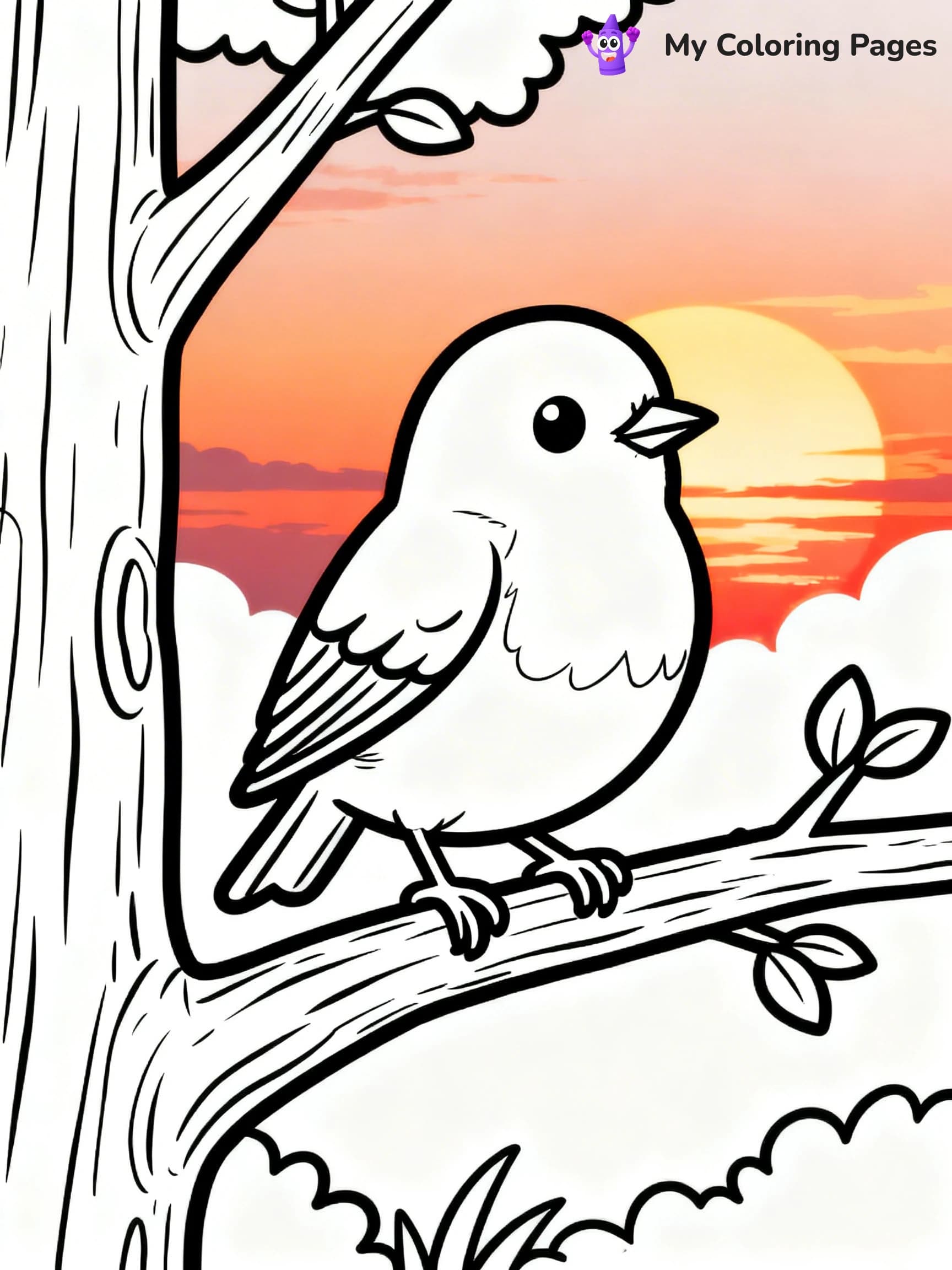 Robin Coloring Pages - 18