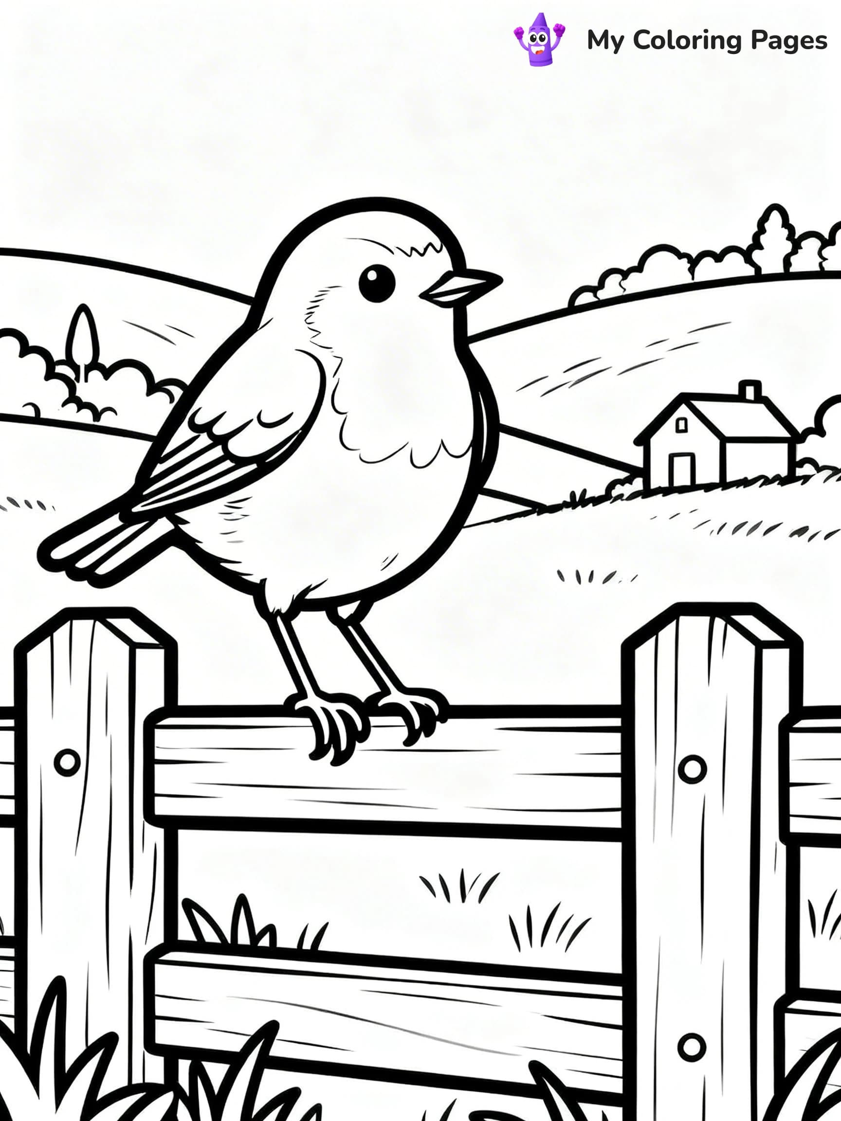 Robin Coloring Pages - 16