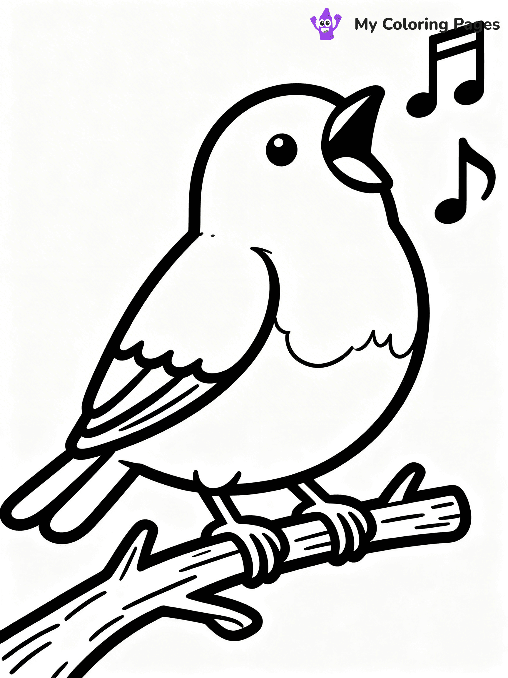 Robin Coloring Pages - 4