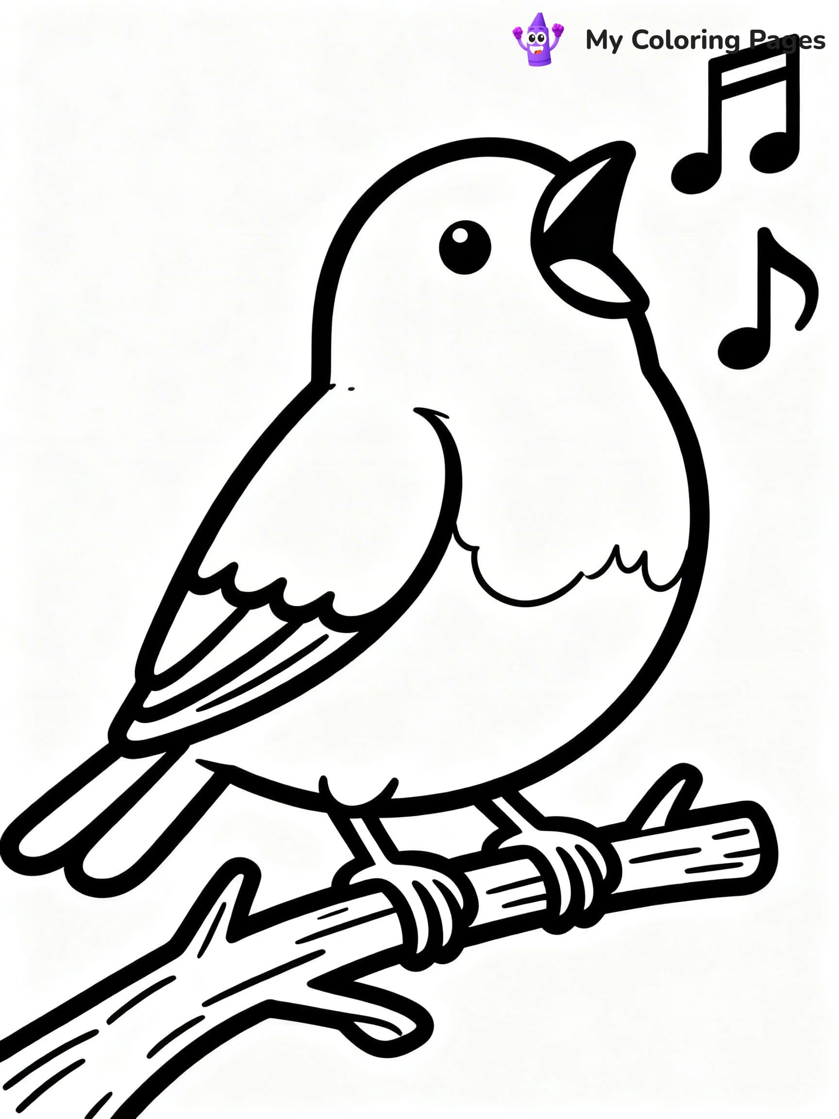Robin Coloring Pages - 4