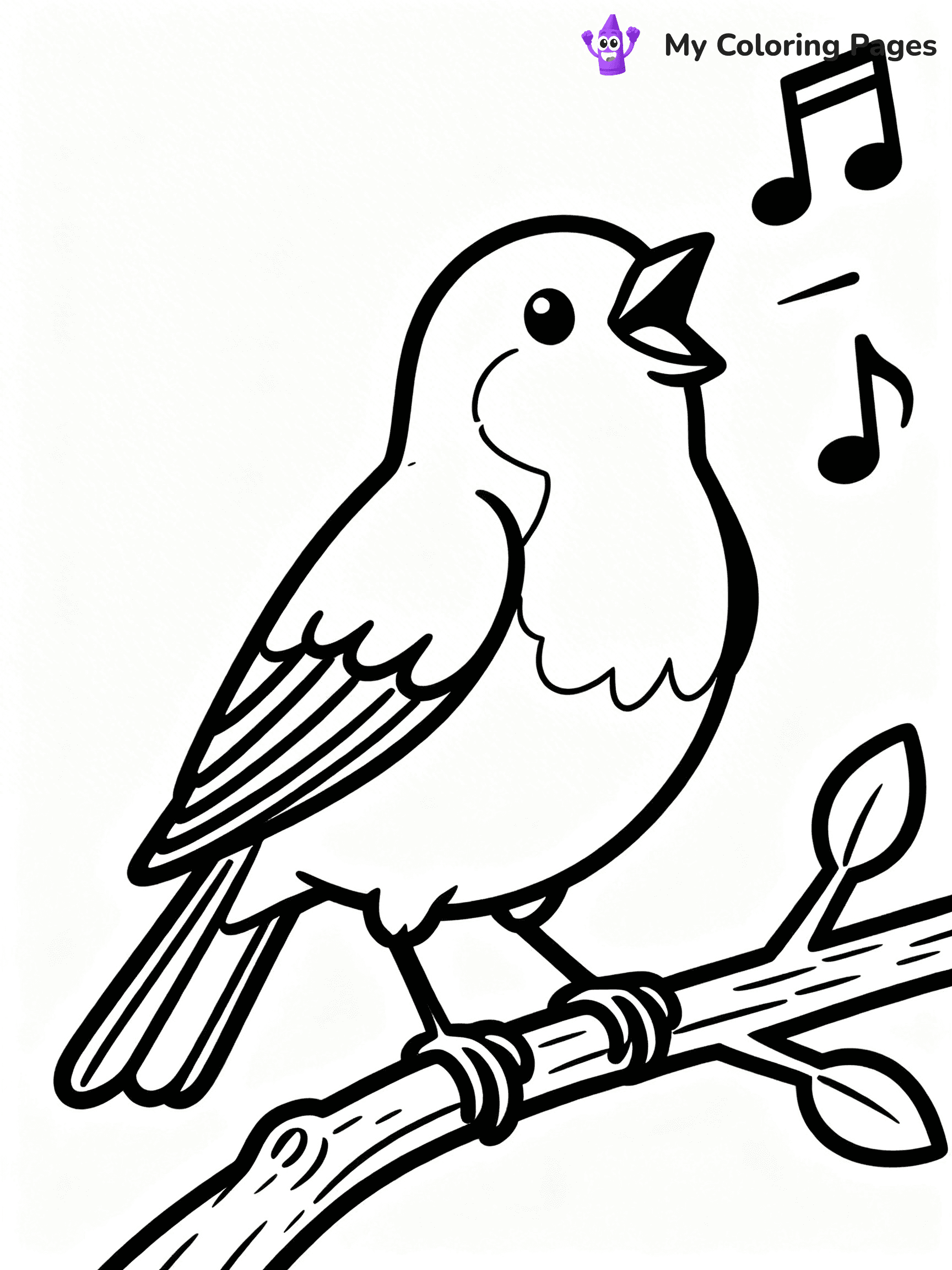 Robin Coloring Pages - 3