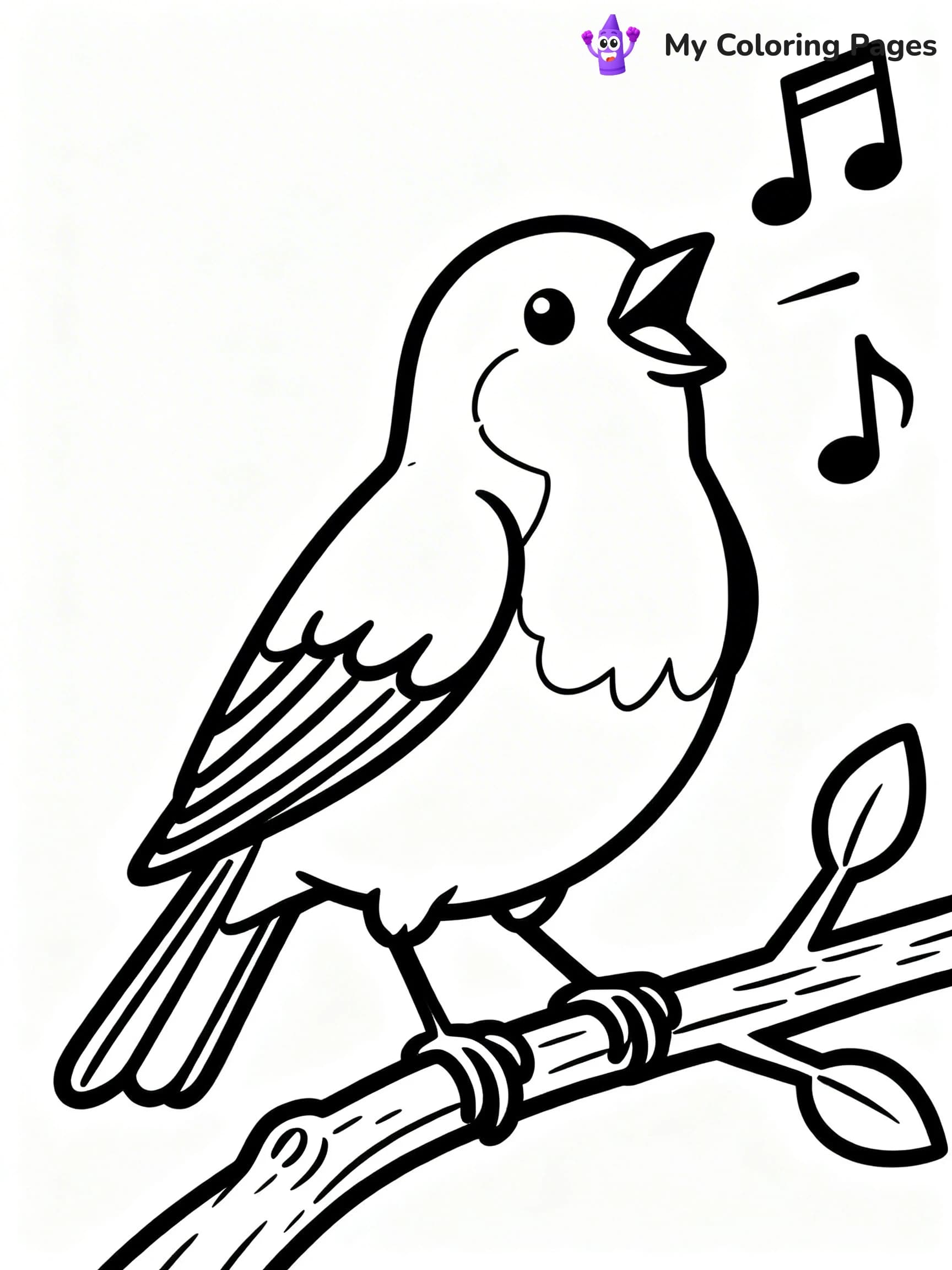 Robin Coloring Pages - 3