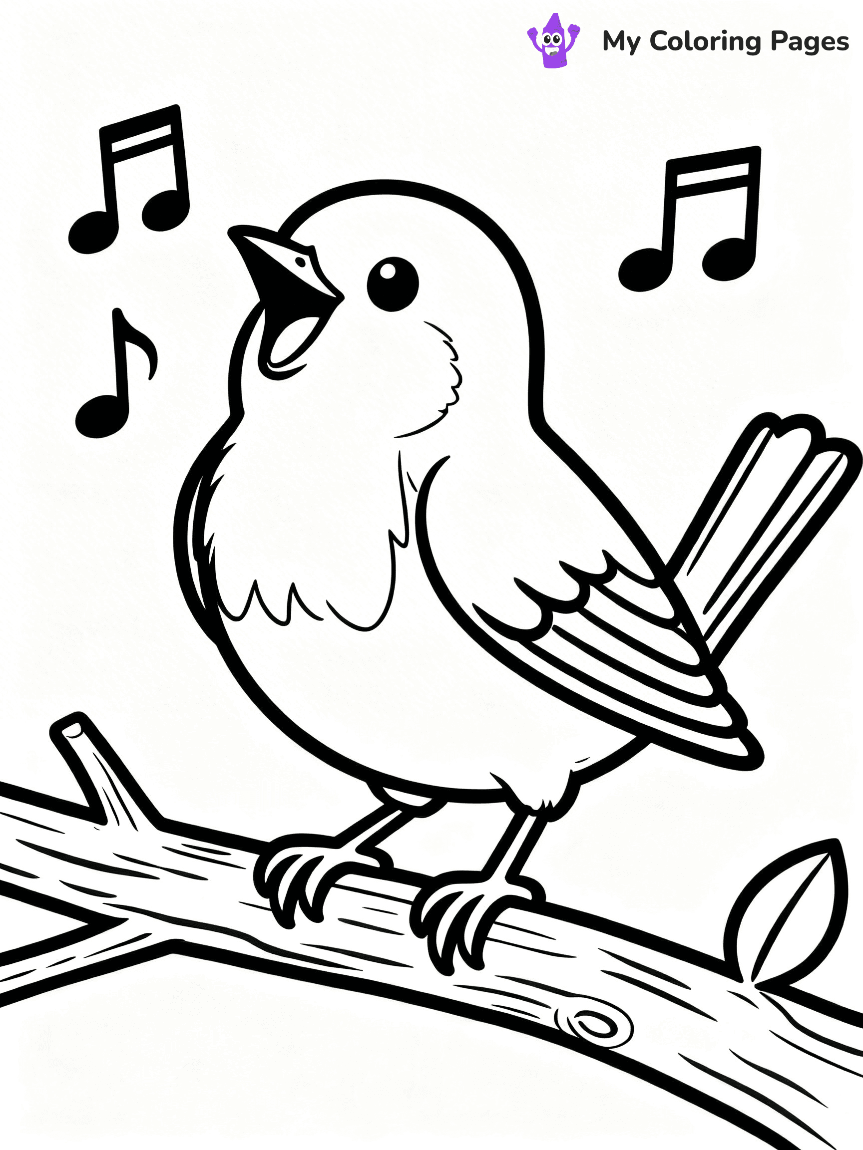 Robin Coloring Pages - 1