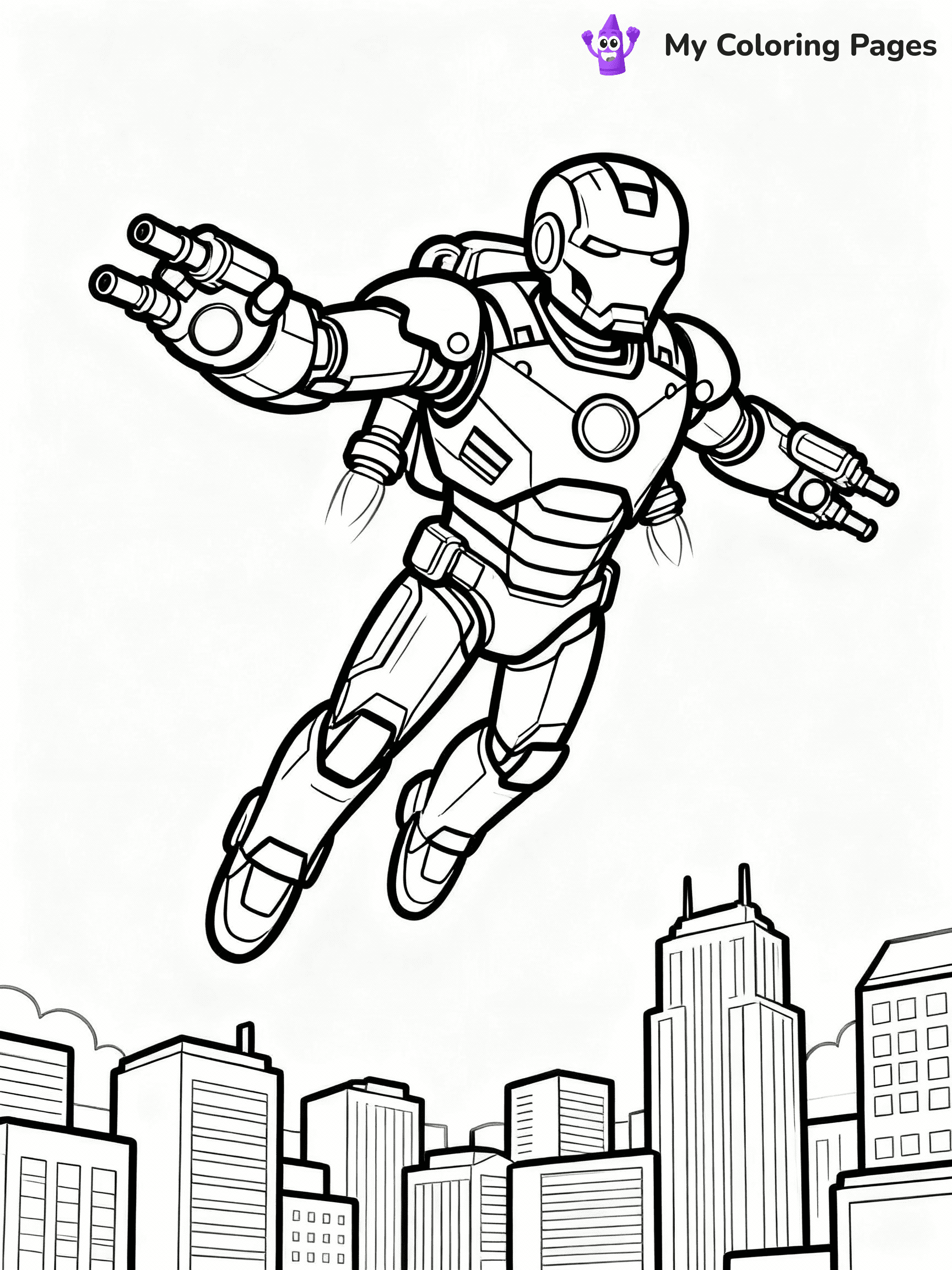 Iron Man Coloring Pages - 35