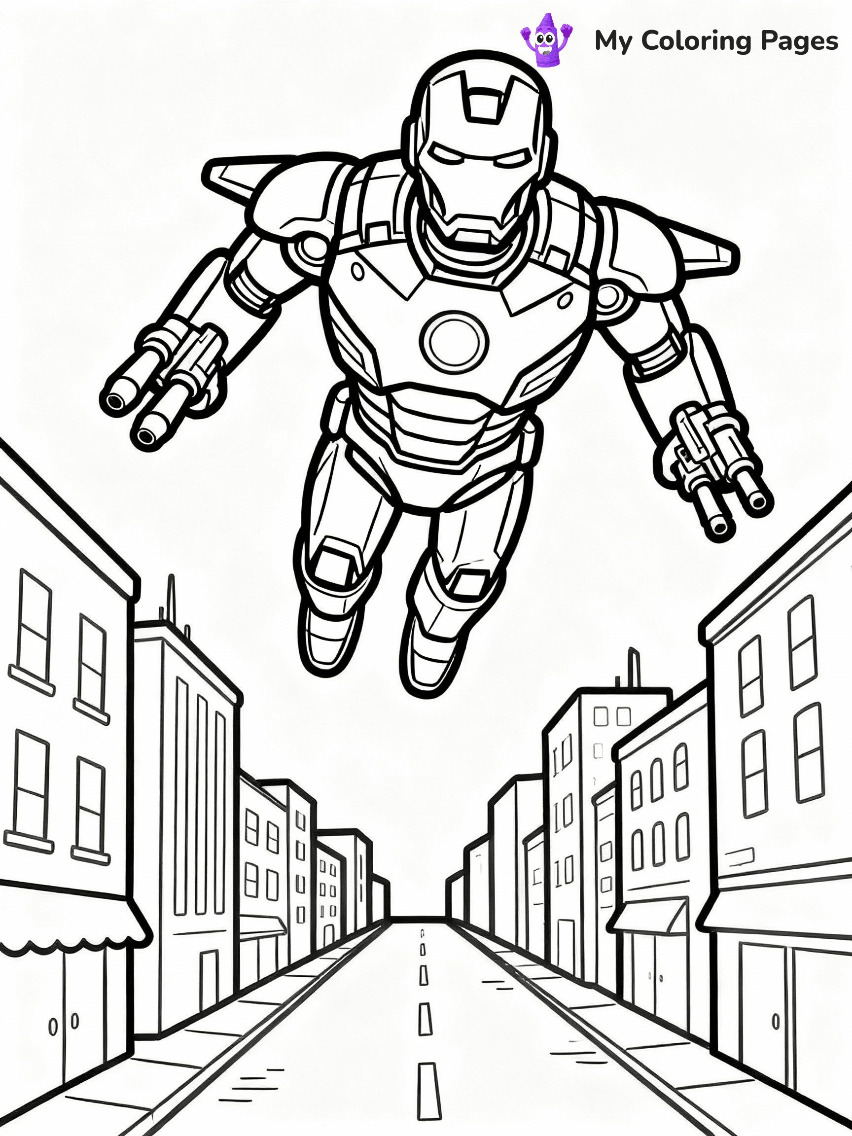 Iron Man Coloring Pages - 34
