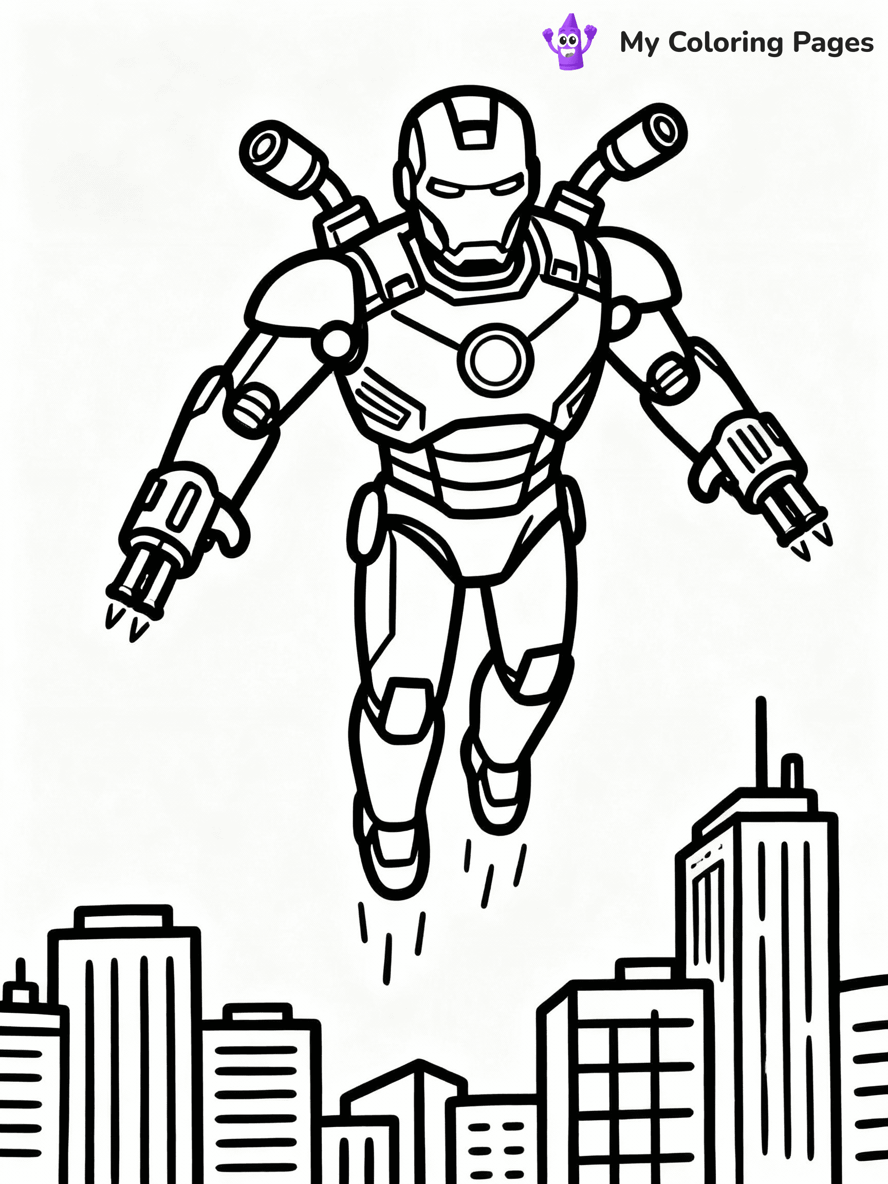 Iron Man Coloring Pages - 32