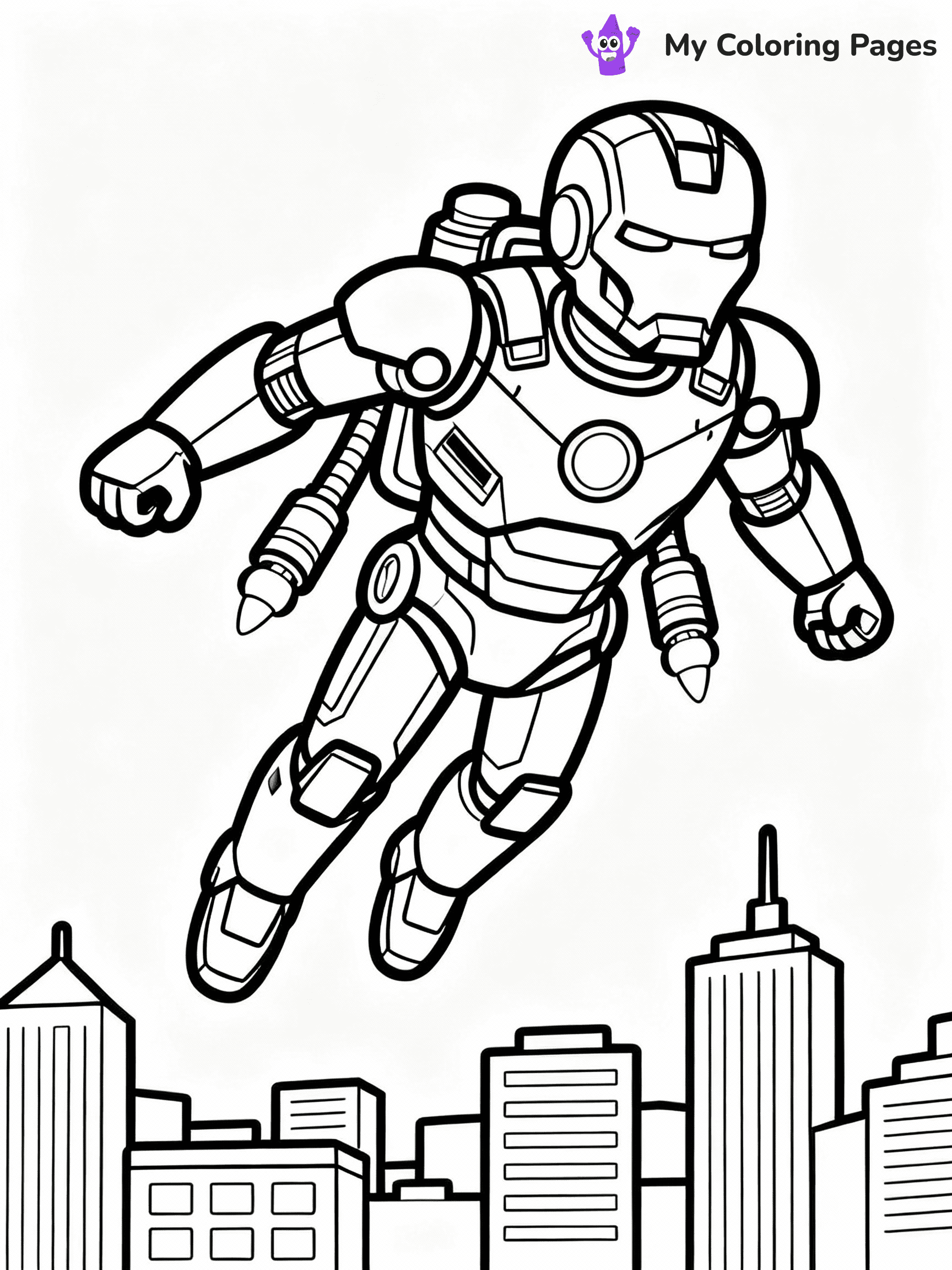 Iron Man Coloring Pages - 31