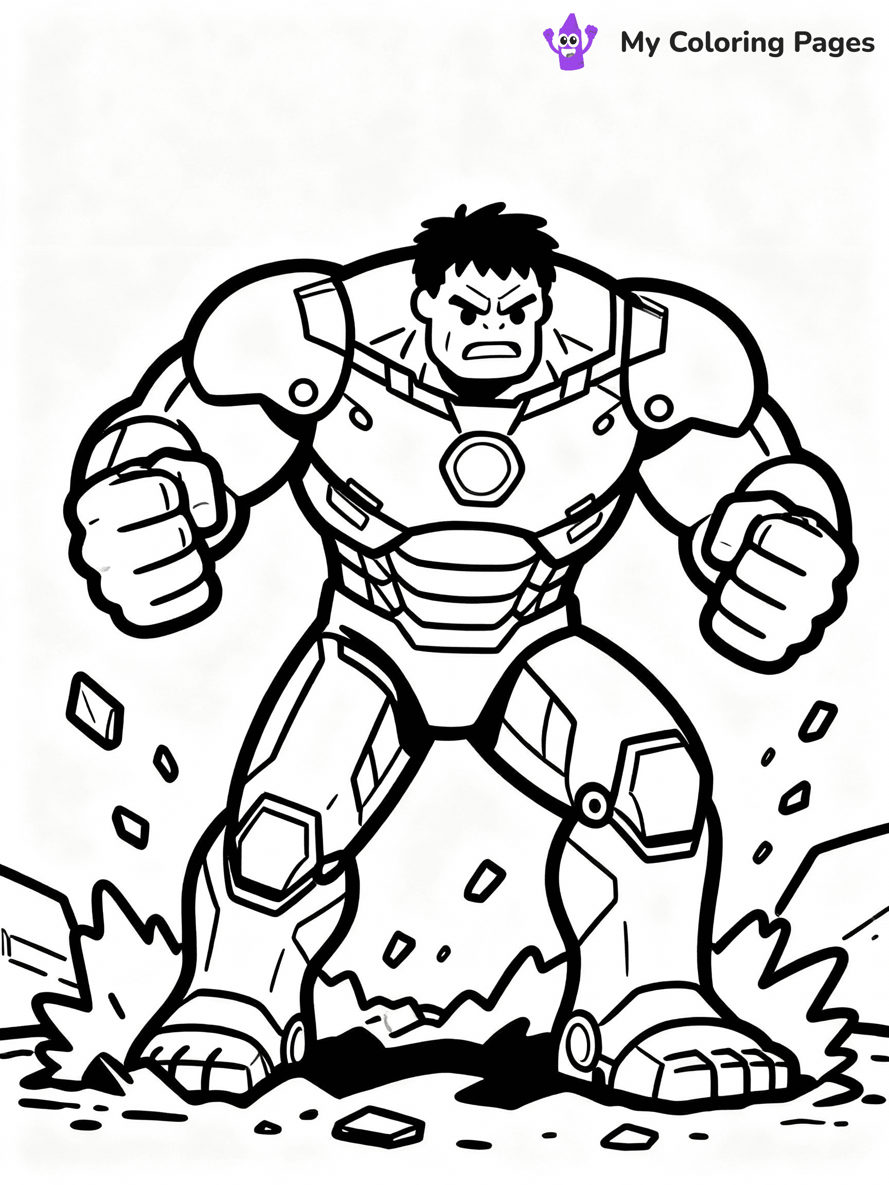 Iron Man Coloring Pages - 19