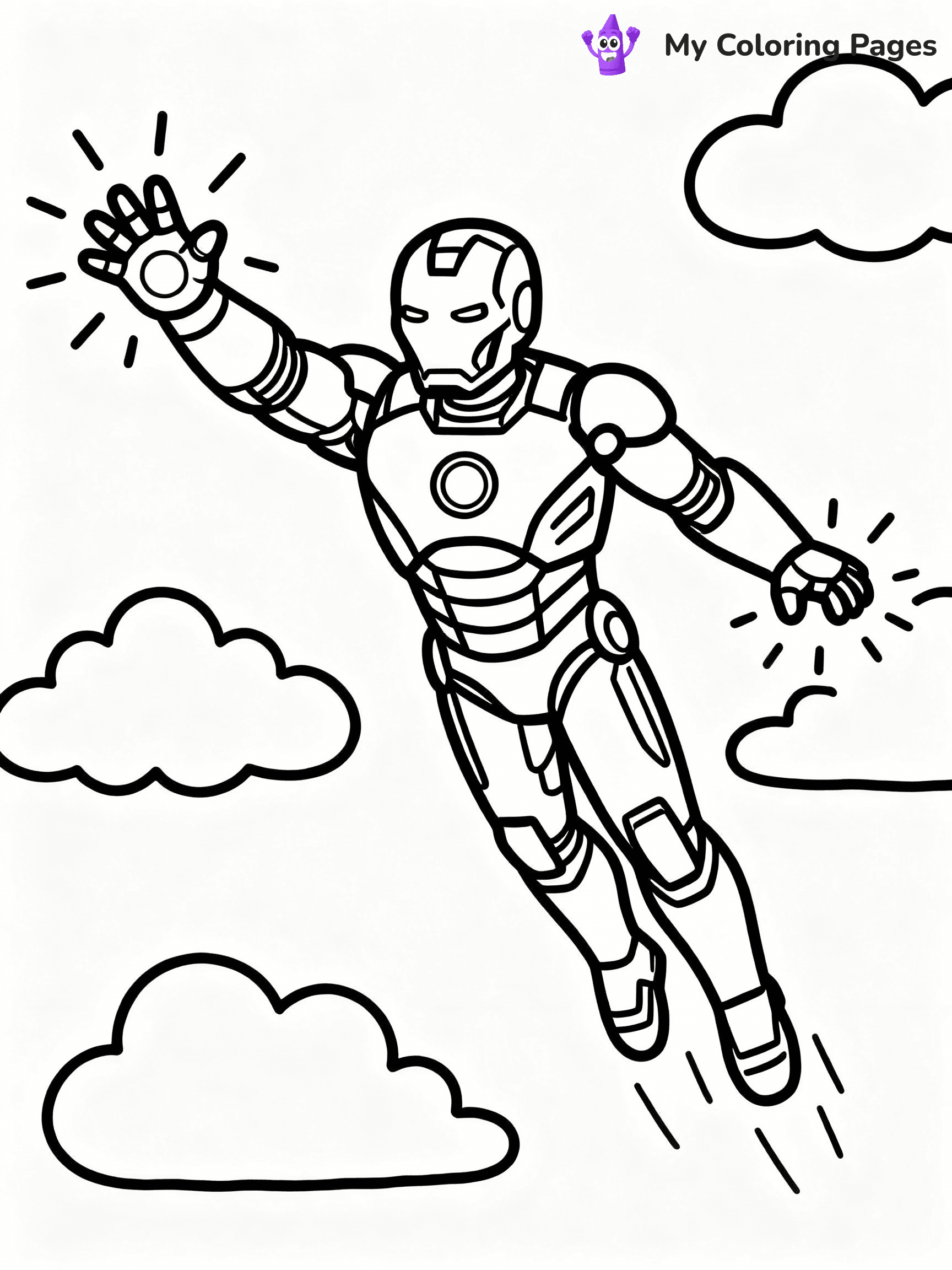 Iron Man Coloring Pages - 11