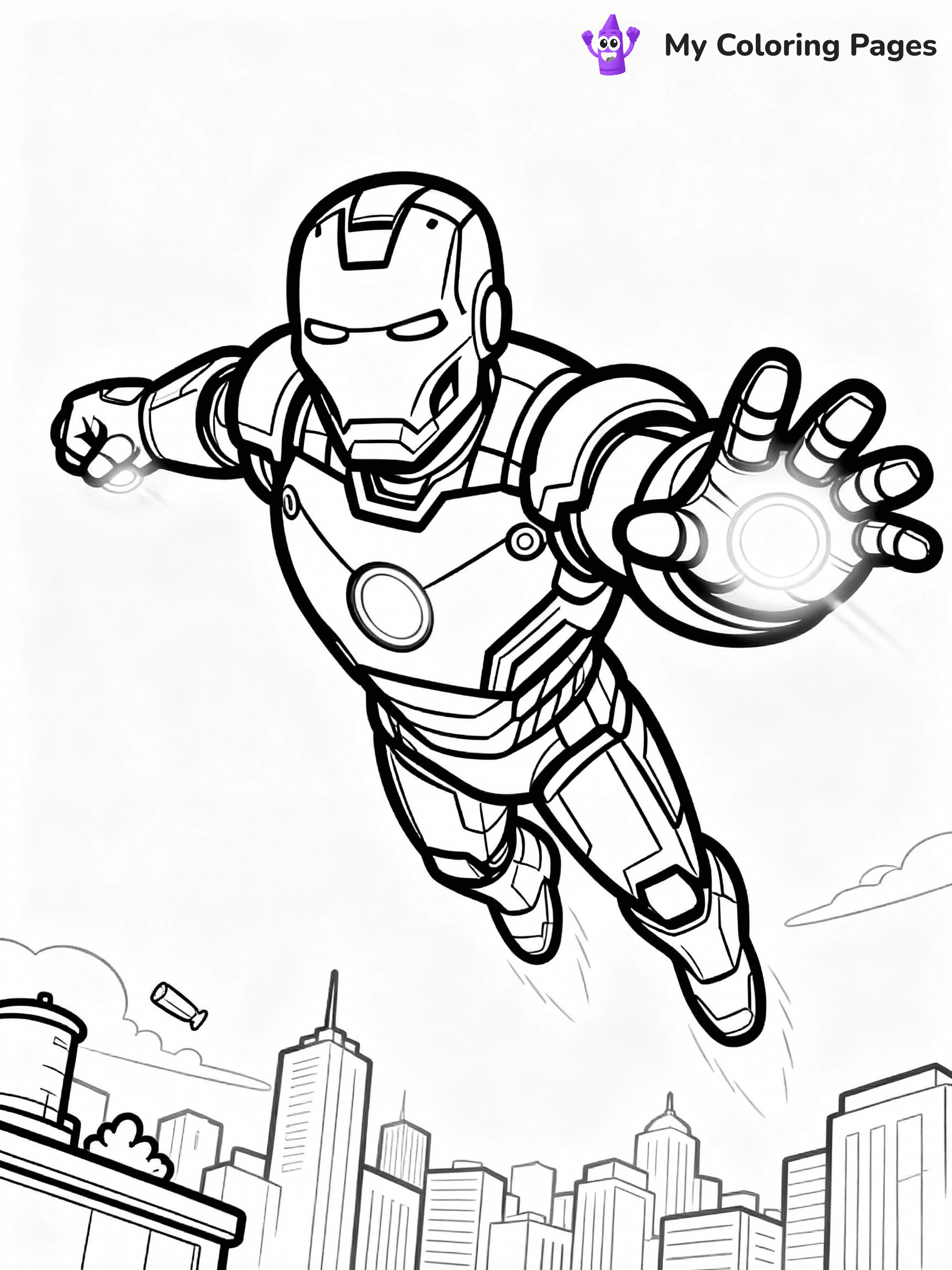 Iron Man Coloring Pages - 8