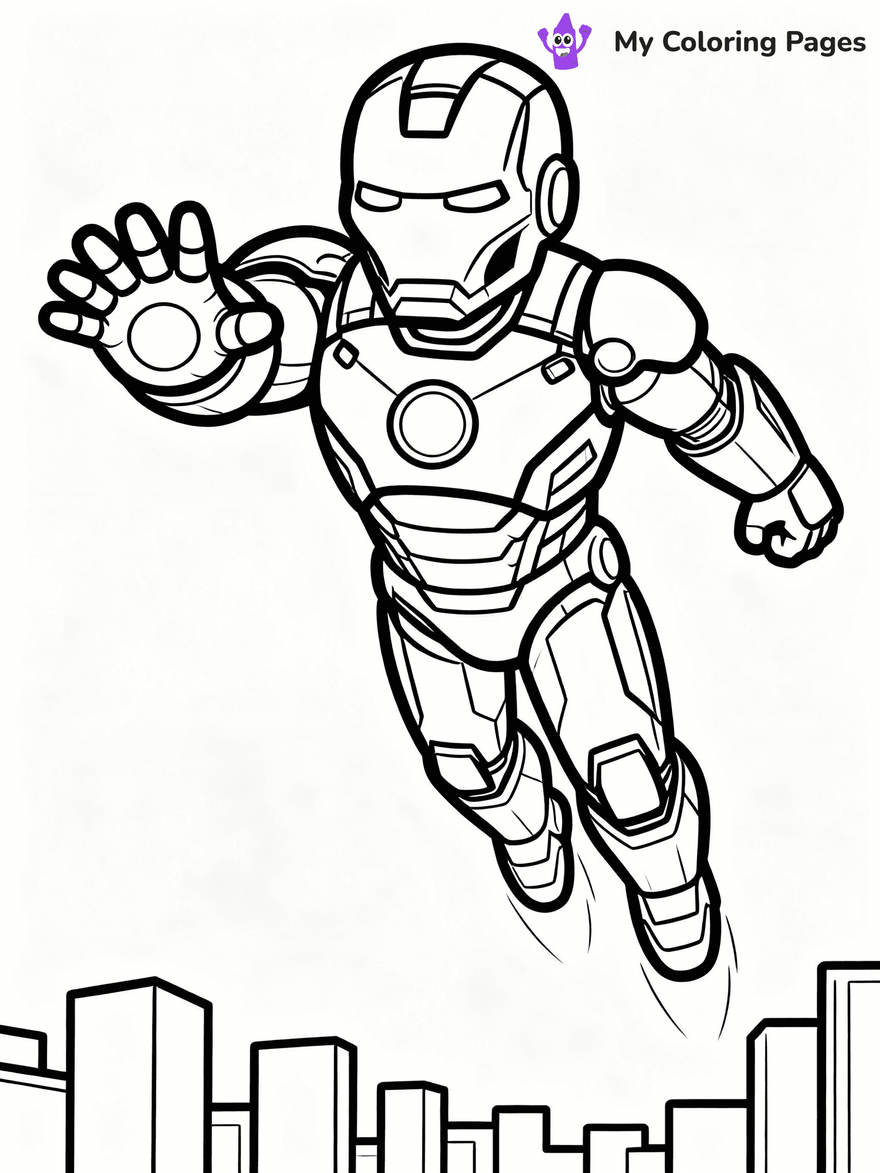 Iron Man Coloring Pages - 7