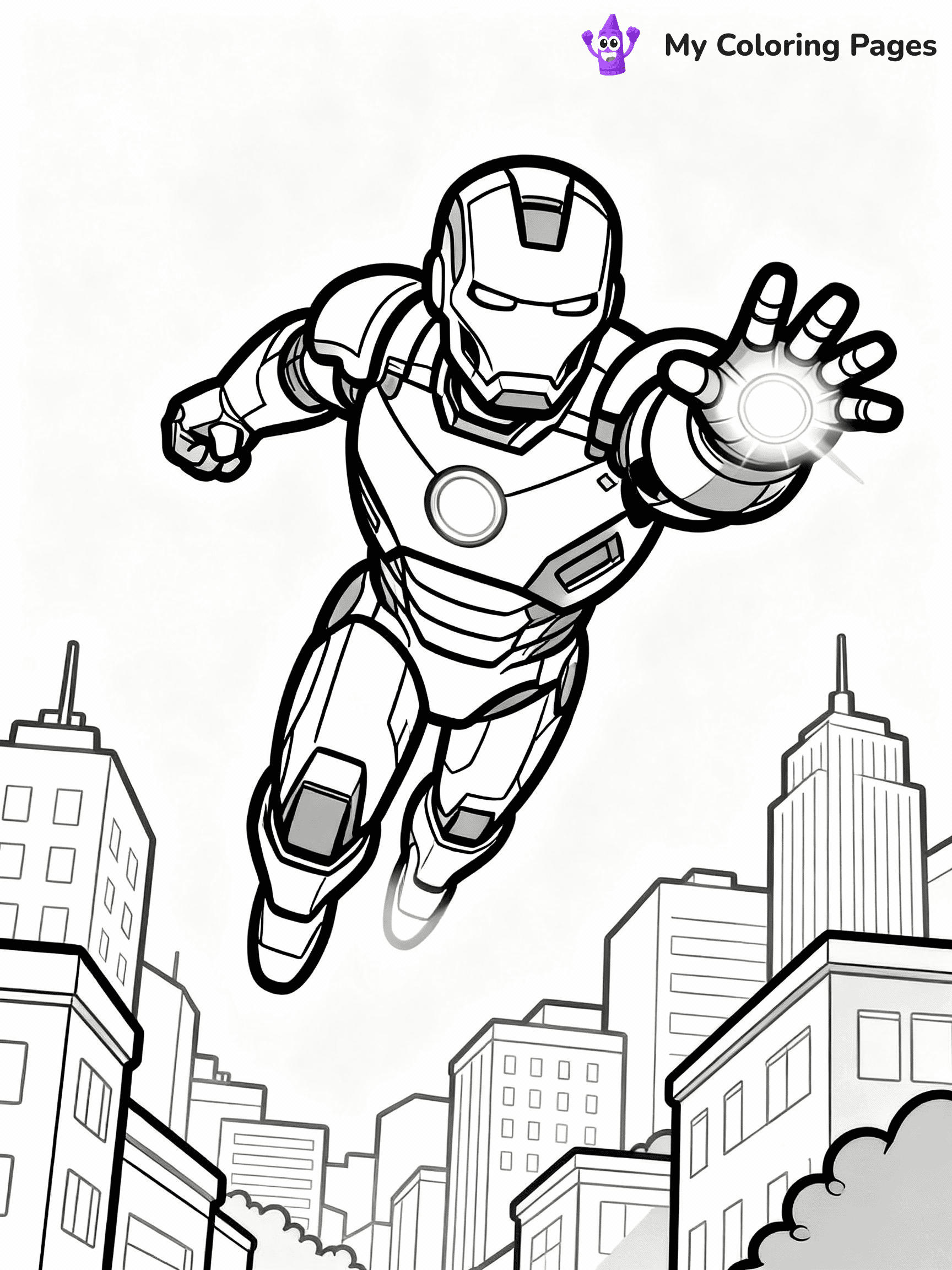 Iron Man Coloring Pages - 6