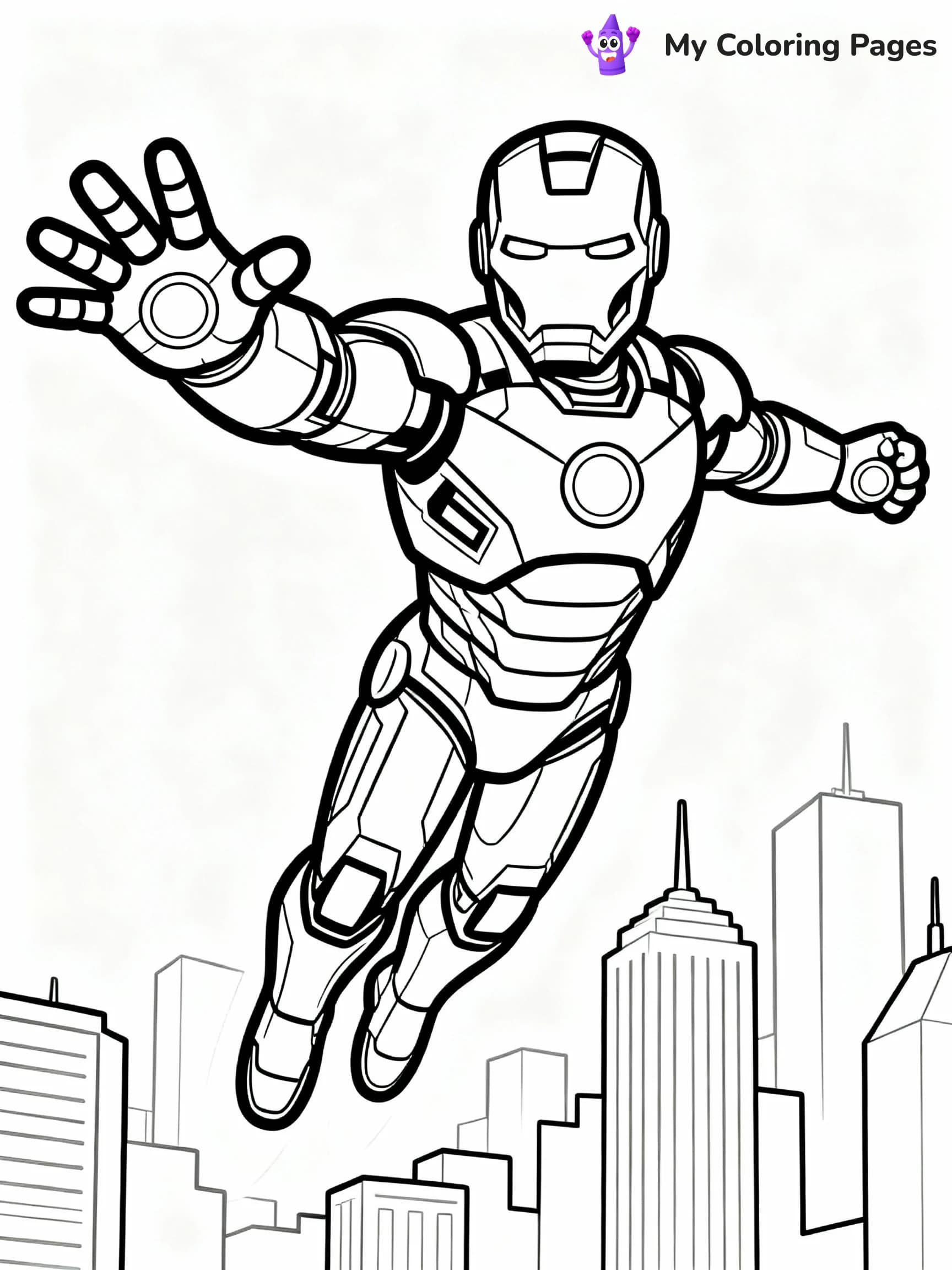 Iron Man Coloring Pages - 3