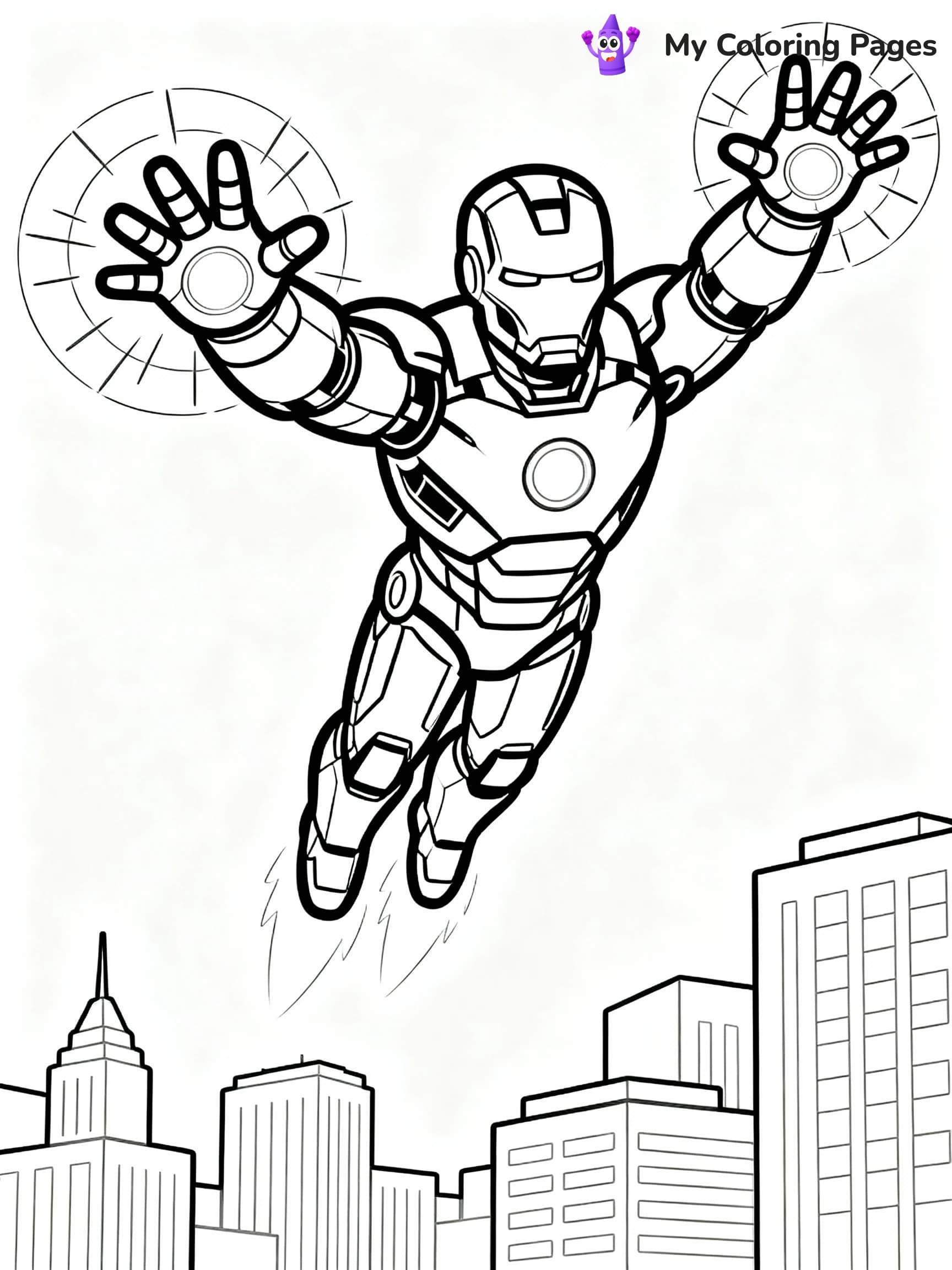 Iron Man Coloring Pages - 2