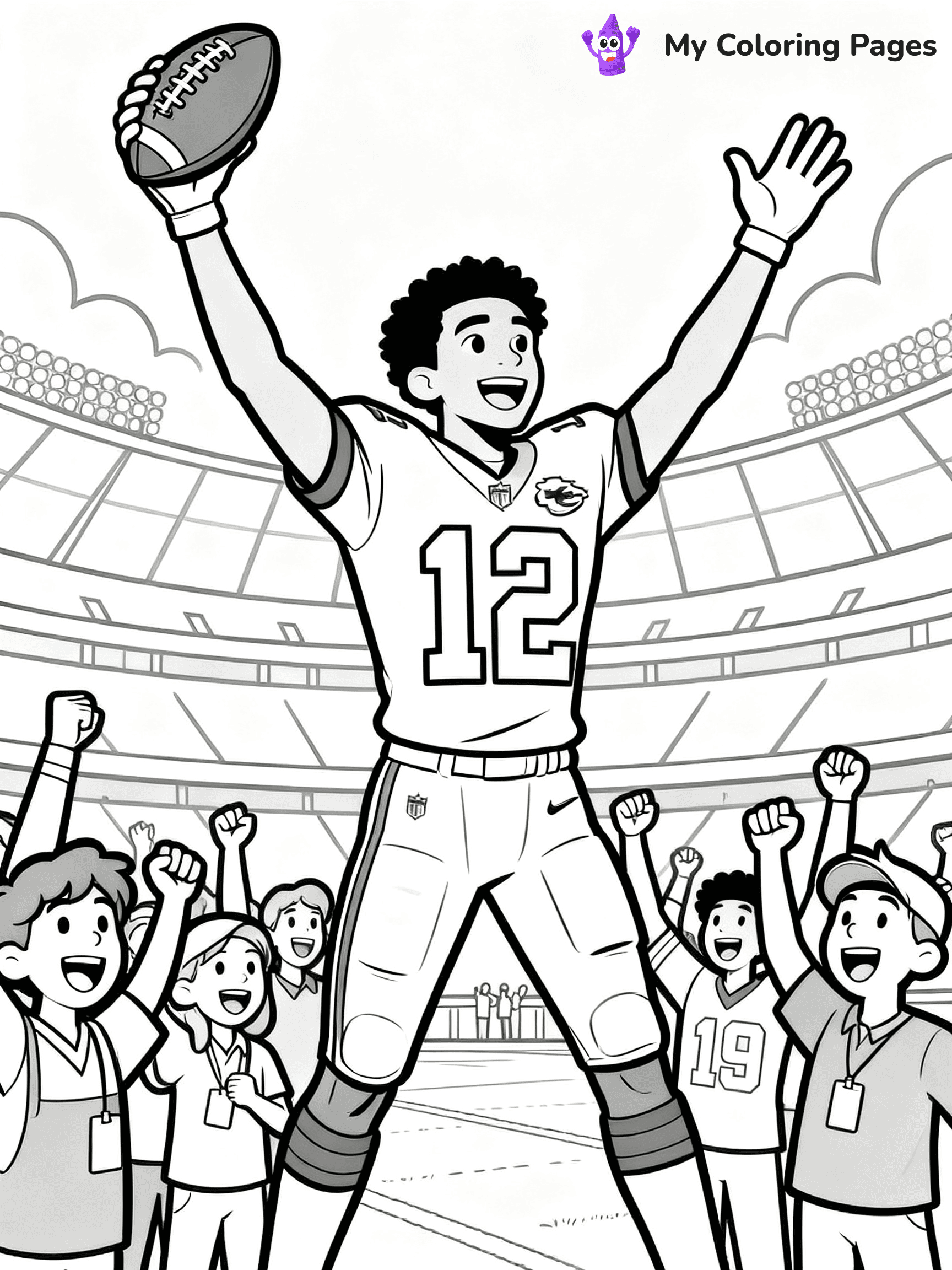 Tyreek Hill Coloring Pages - 23