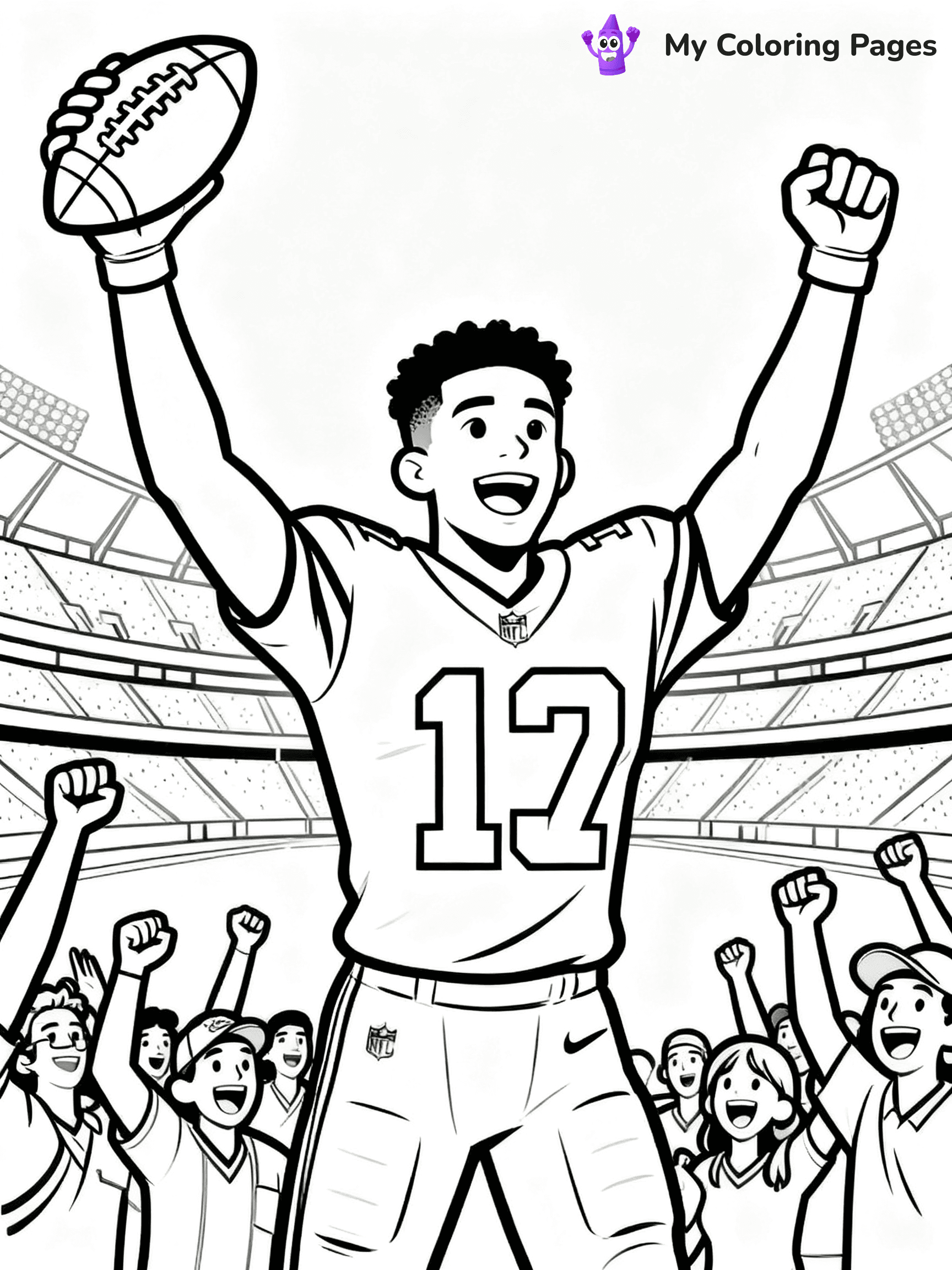 Tyreek Hill Coloring Pages - 22